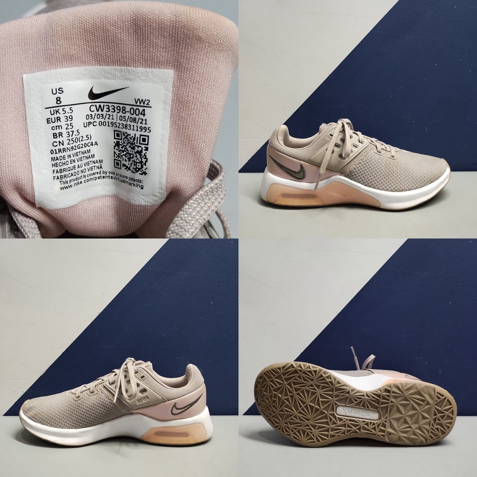 Nike Nike Air Max Bella Running Sneakers Women CW3398-004 Low Top US 8 Multicolor Size 8 Womens Nike Air Max Bella Running Sneakers CW3398-004 Size M / US 6-8 / IT 42-44 - 8 Thumbnail