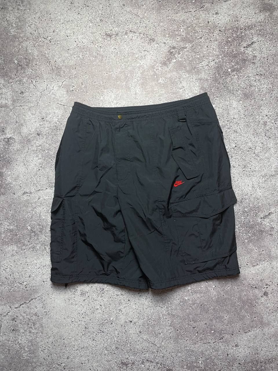 Nike × Vintage Vintage nike cargo nylon shorts 90s y2k Size US 34 / EU 50 - 1 Thumbnail