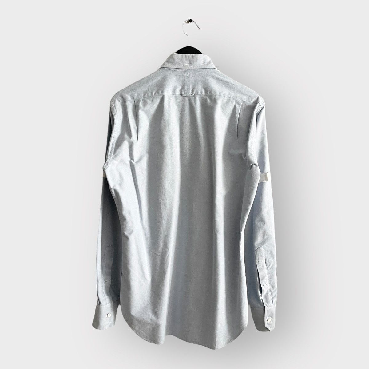 Thom Browne STEAL! 2015 Thom Browne Cotton Oxford White Armband Shirt Size US M / EU 48-50 / 2 - 2 Thumbnail