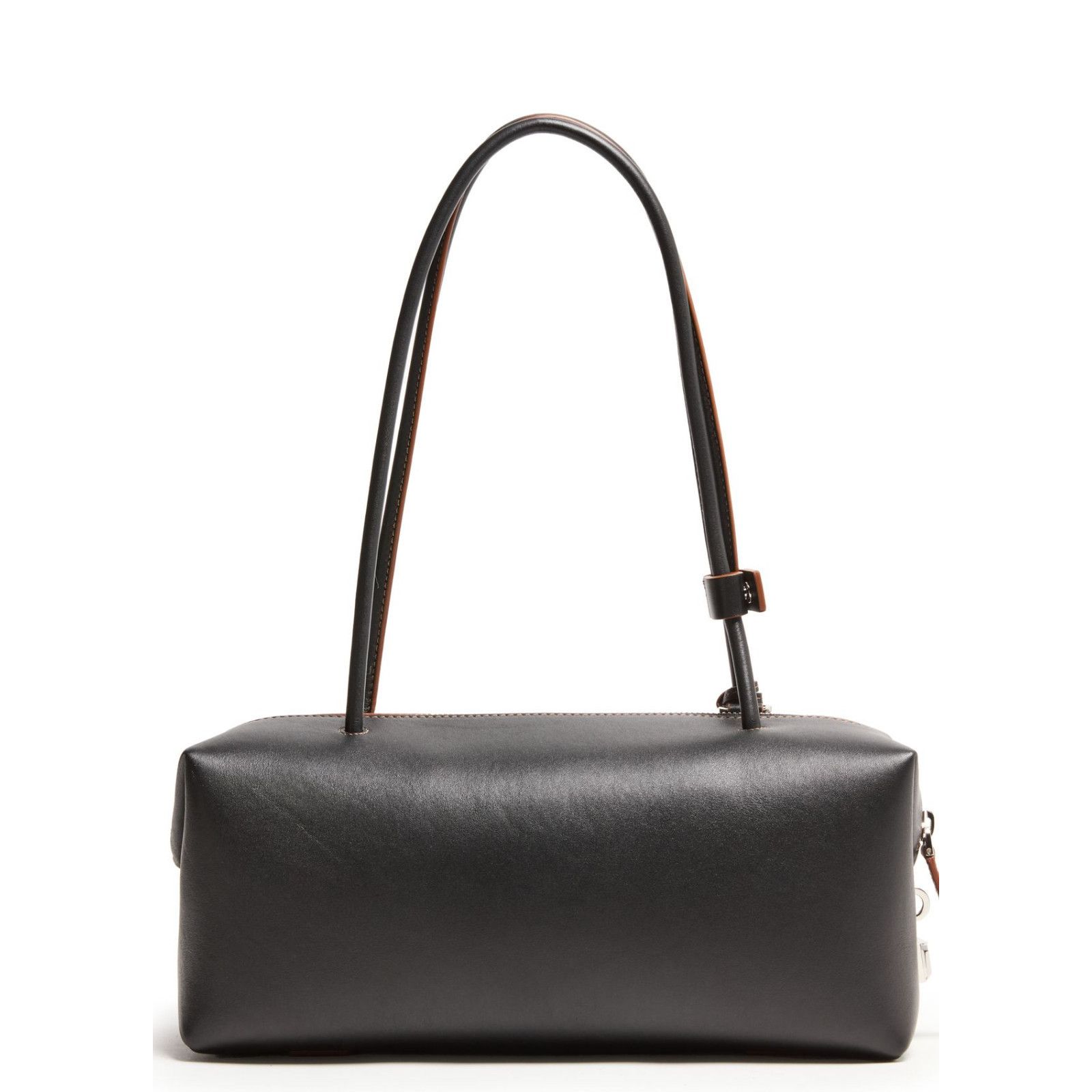 Max Mara MAX MARA Holdall Black Leather Shoulder Bag New/Authentic Size ONE SIZE - 3 Thumbnail