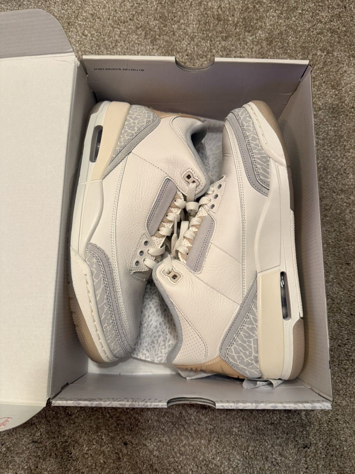 Jordan Brand Air Jordan 3 “Craft Ivory” Size 10 Size US 10 / EU 43 - 1 Thumbnail