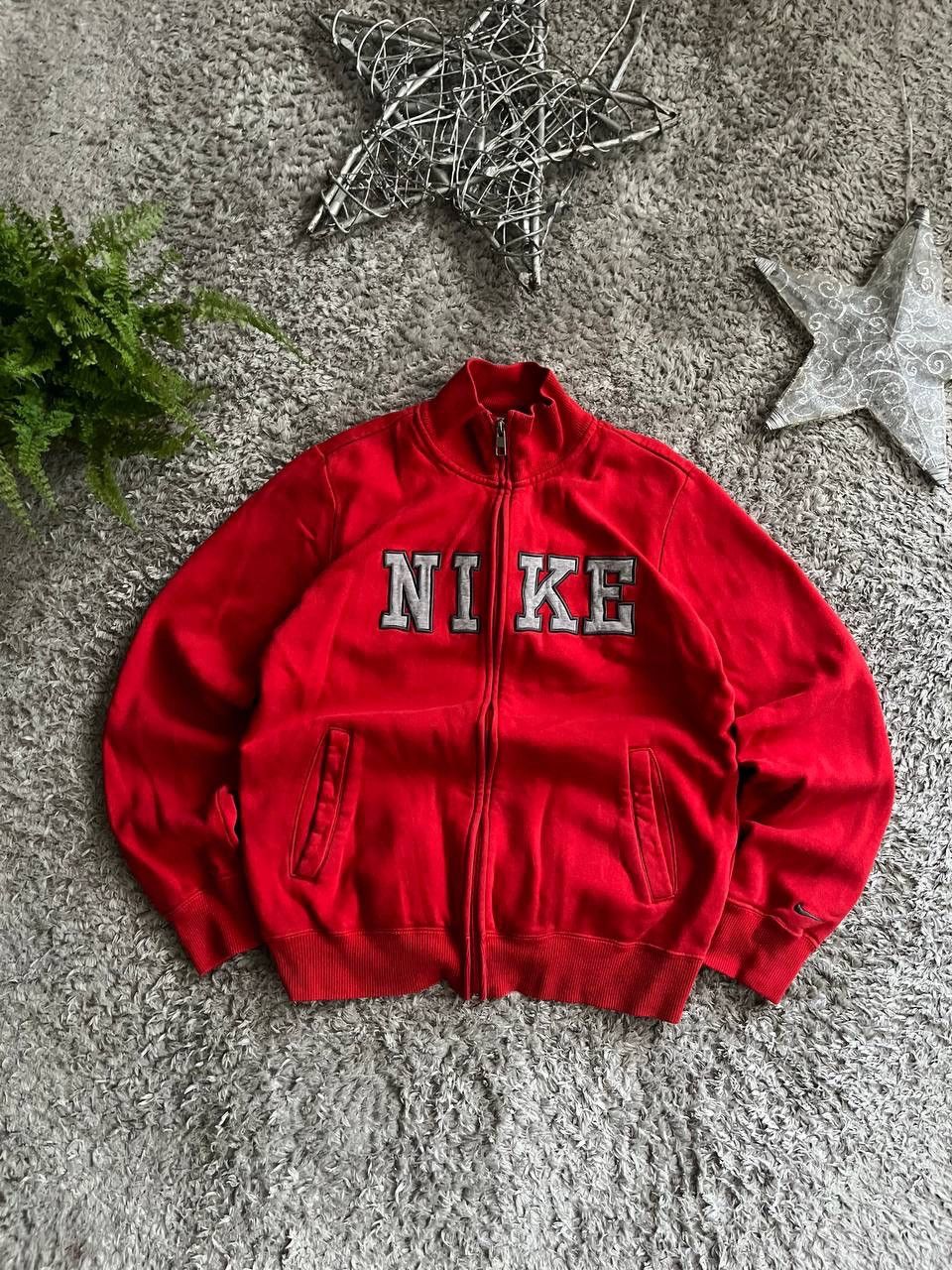Nike × Vintage Vintage 00s Nike Rare Hoodie Zip Big Logo Size US S / EU 44-46 / 1 - 2 Thumbnail