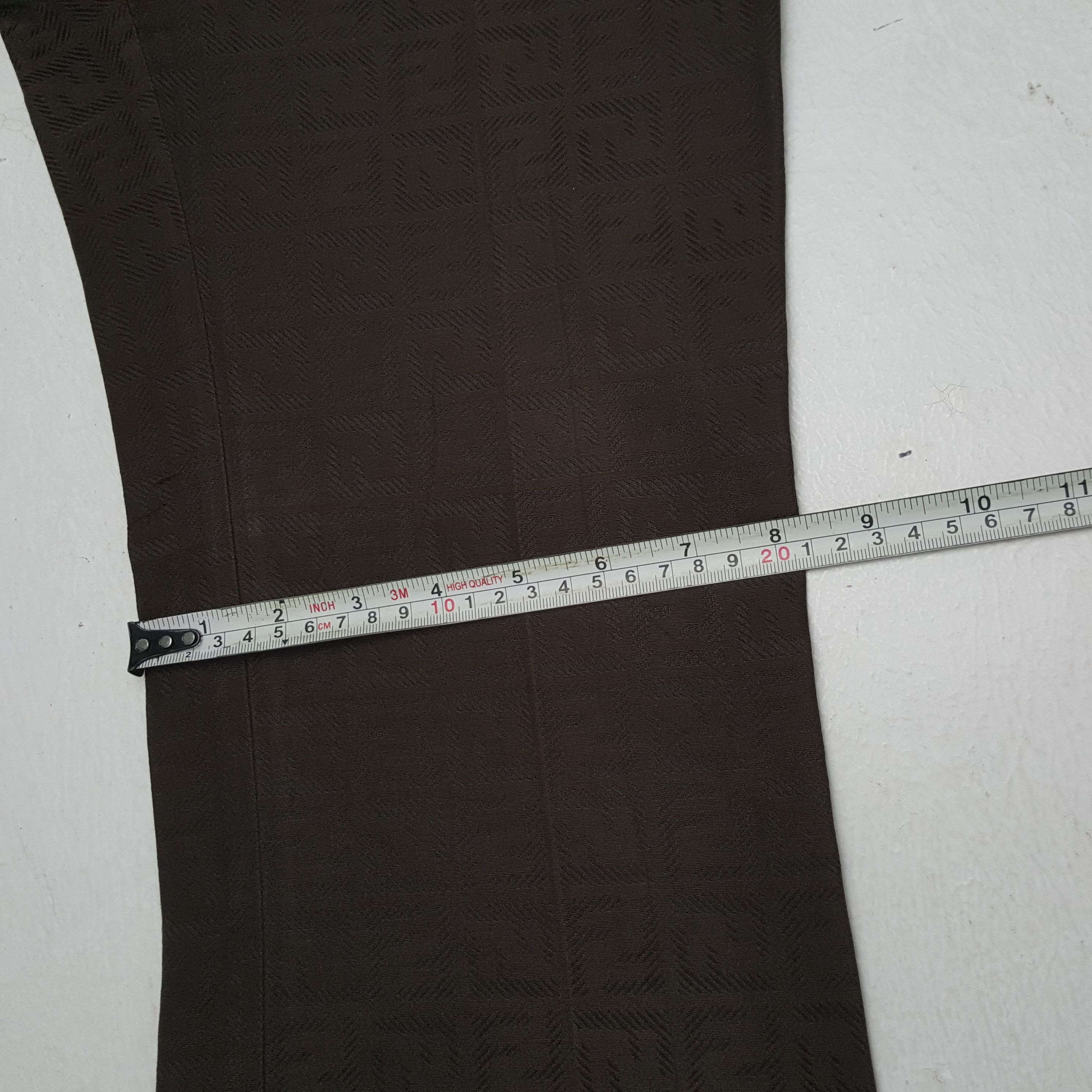 Fendi × Vintage FENDI Designer Luxury Brand Fashion Style Monogram Pants Size 27" / US 4 / IT 40 - 10 Thumbnail