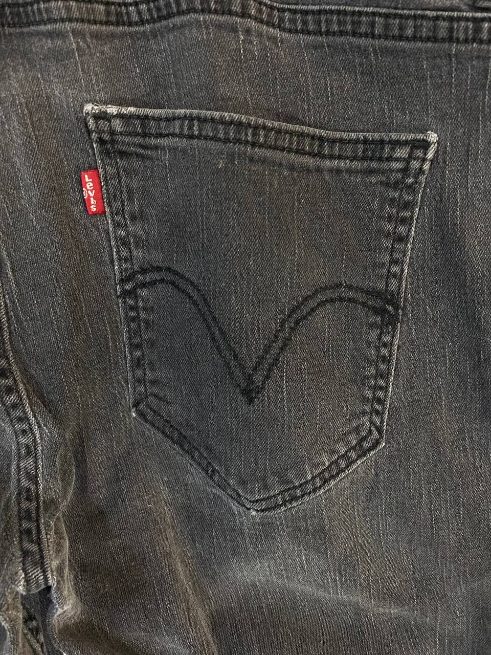 Levi's vintage levis 521 slim taper black denim Size US 41 - 2 Thumbnail