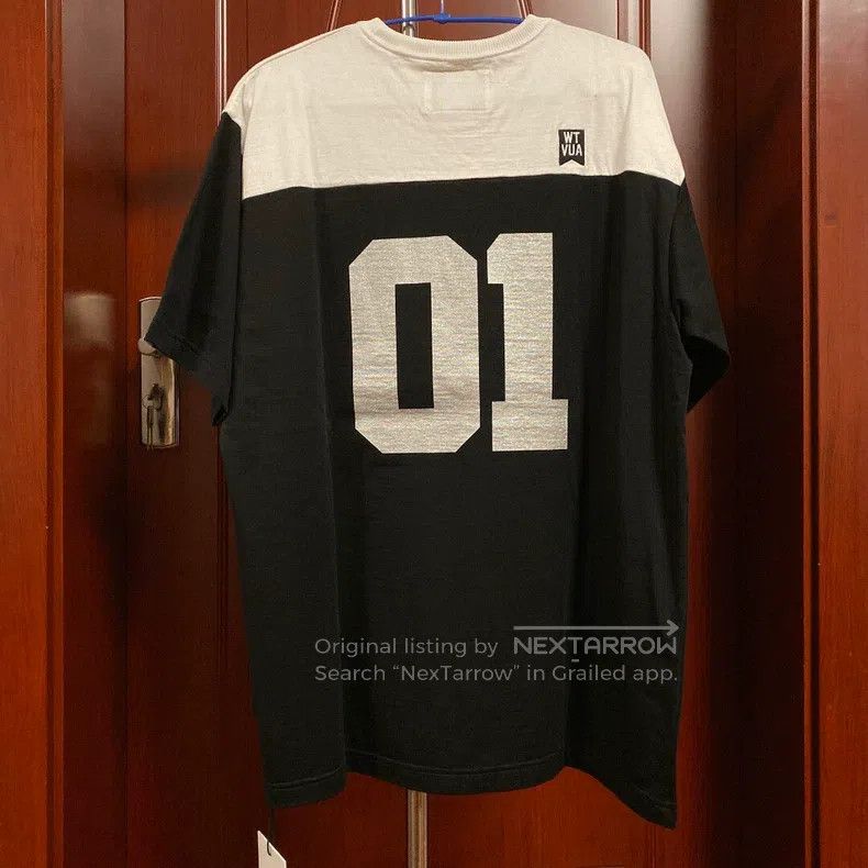 Wtaps Wtaps Black and White Baseball Short Sleeve Size US M / EU 48-50 / 2 - 2 Thumbnail