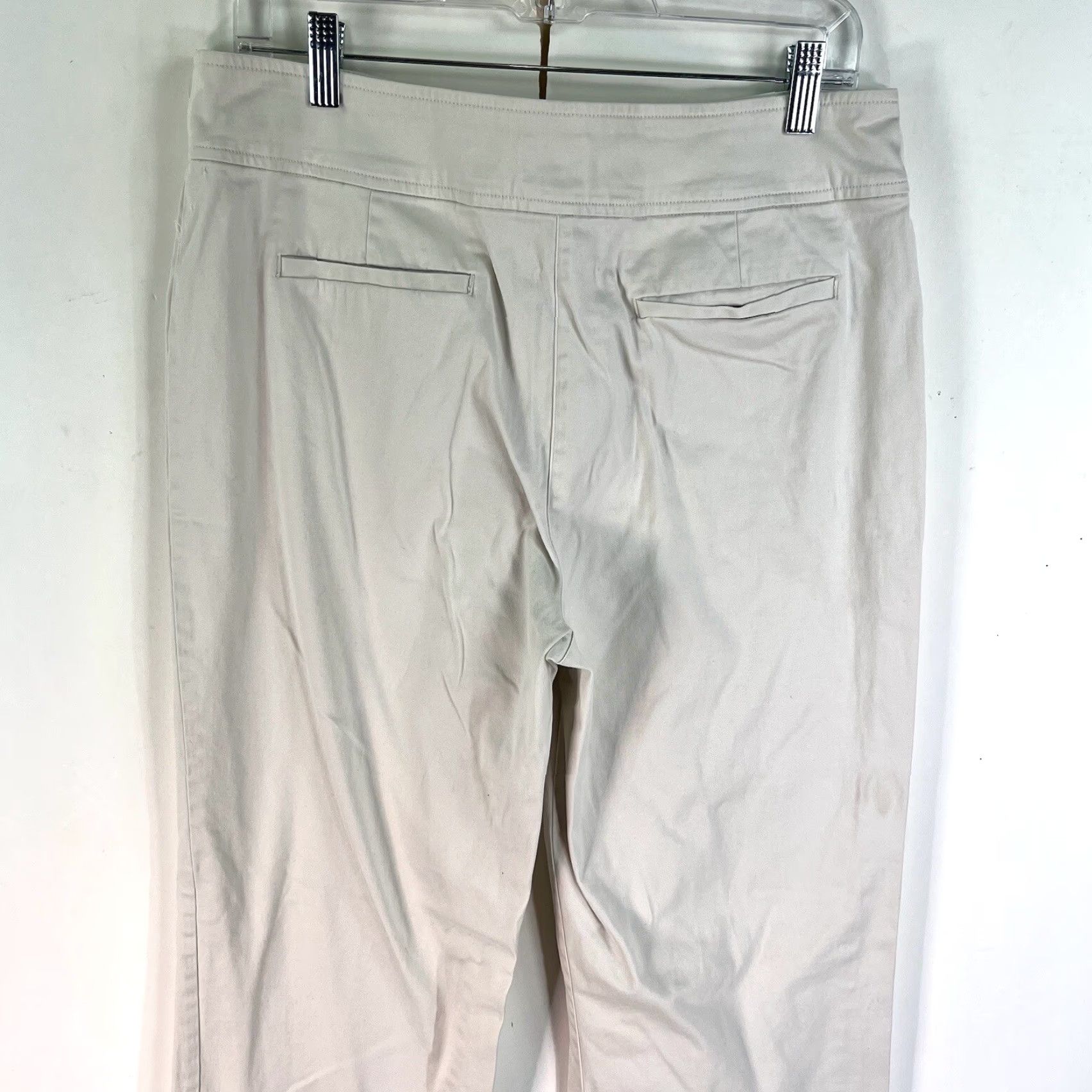 Vintage Chico's Crop Capris Pants Women Size 2 Beige 32X31 Size 26" / US 2 / IT 38 - 3 Thumbnail