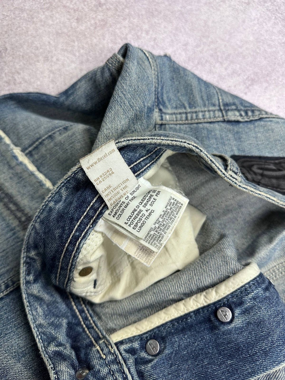 Diesel Vintage Diesel Baggy Workwear Avantgarde Y2K Jeans 33 Size US 33 - 13 Thumbnail