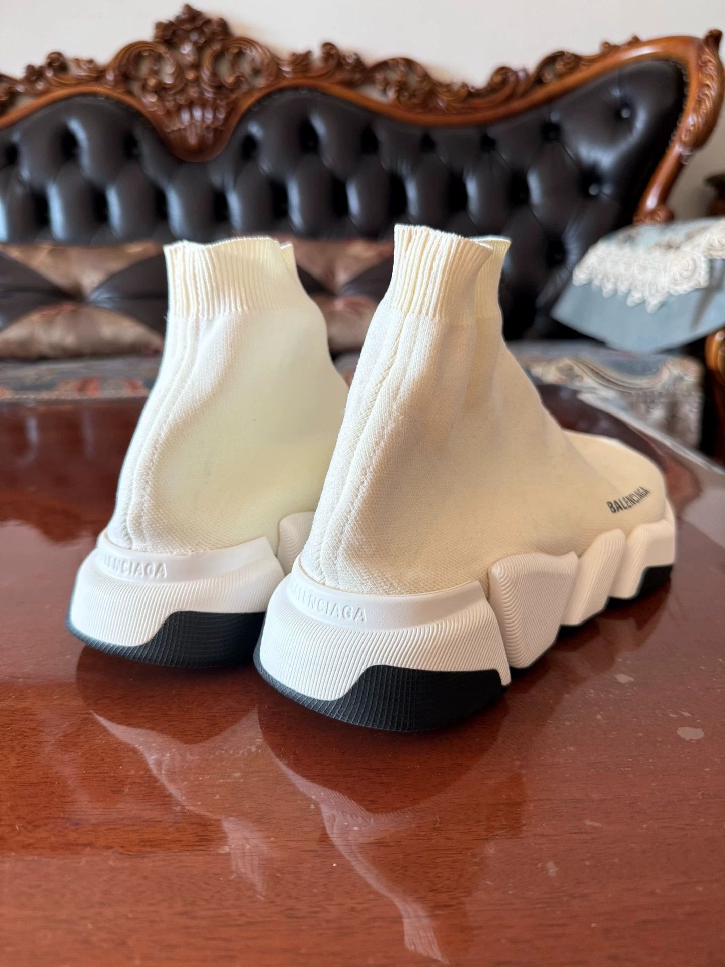 Balenciaga Balenciaga Sock Sneaker Black & White Size 40 Like New Size US 7 / EU 40 - 3 Thumbnail