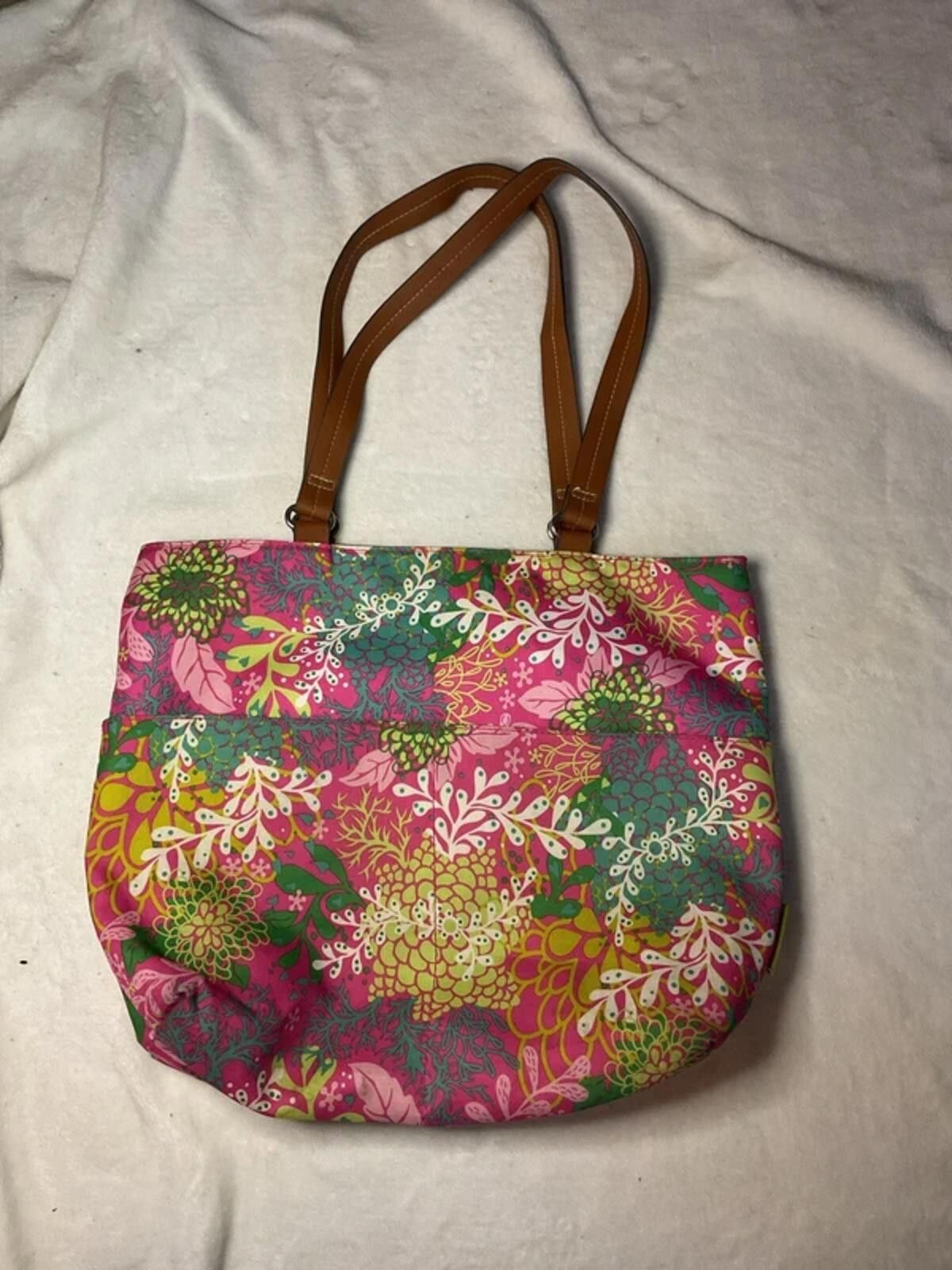 Other Lily Bloom Tote Bag Colorful Floral Reef Print Size ONE SIZE - 2 Thumbnail