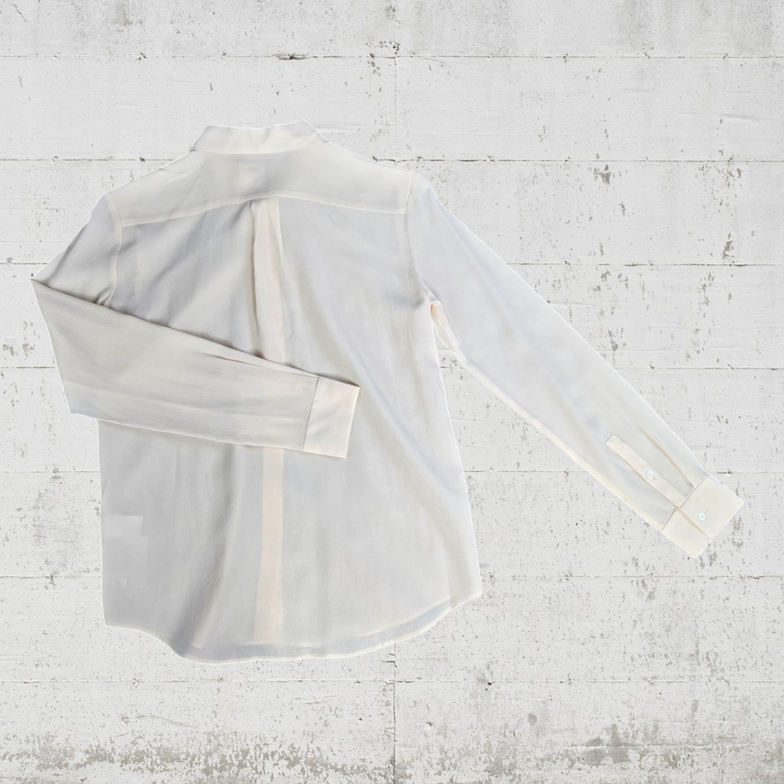 Everlane Everlane Peach Silk Button Down Blouse Size 0 Size XS / US 0-2 / IT 36-38 - 6 Thumbnail
