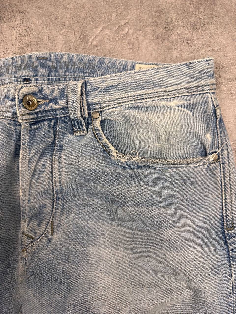 Diesel Diesel Men's Denim Pants Jeans Light Blue Straight Fit Size US 32 / EU 48 - 10 Thumbnail