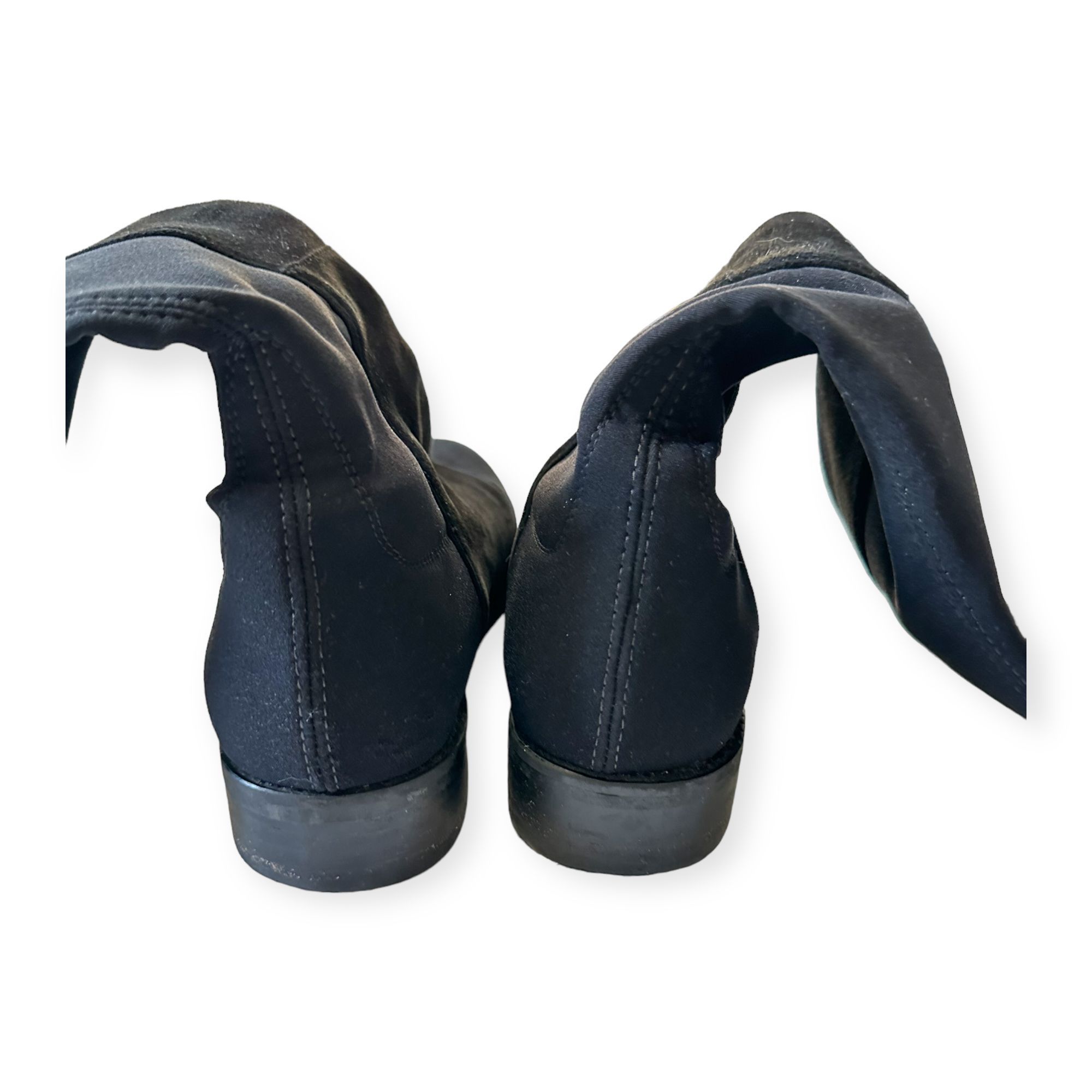 Stuart Weitzman Stuart Weitzman Over the Knee Black Suede/Stretch 50/50 Boot Size US 6 / IT 36 - 5 Thumbnail