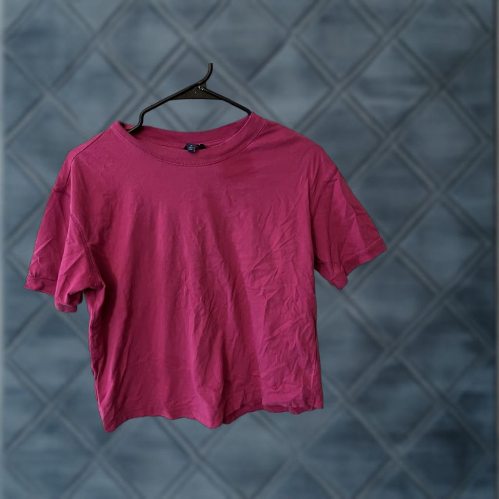 Nautica Nautica T-Shirt Pink Solid Short Sleeve Crew Neck Pullover Cotton Size S Womens Casual Basic All Seasons 90s? Size S / US 4 / IT 40 - 1 Thumbnail