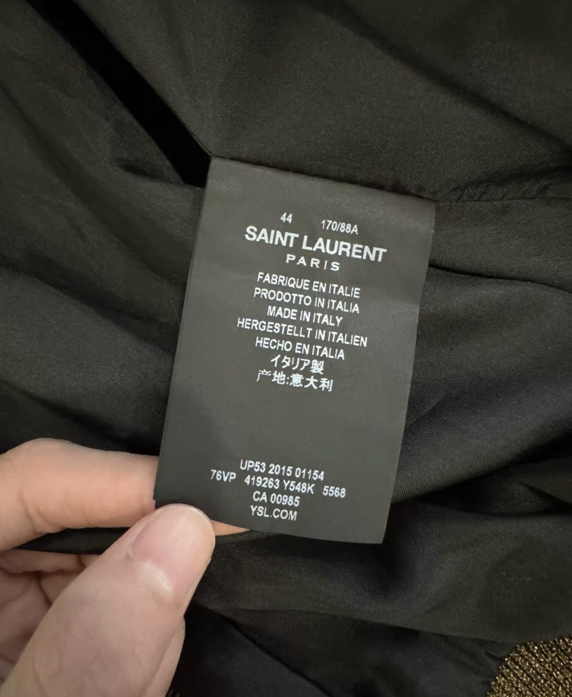 Saint Laurent Paris Saint Laurent Coconut Tree Silk Jacket-2508 Size US S / EU 44-46 / 1 - 6 Thumbnail