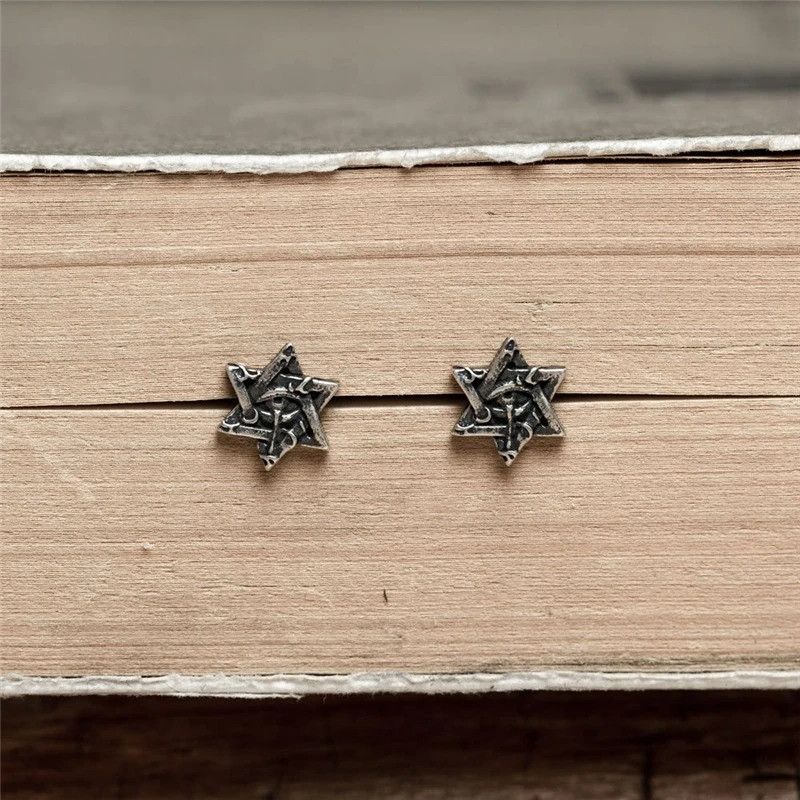 Jewelry Eye of Horus Stud Earrings 925 Sterling Silver Ear Gift Size ONE SIZE - 5 Thumbnail