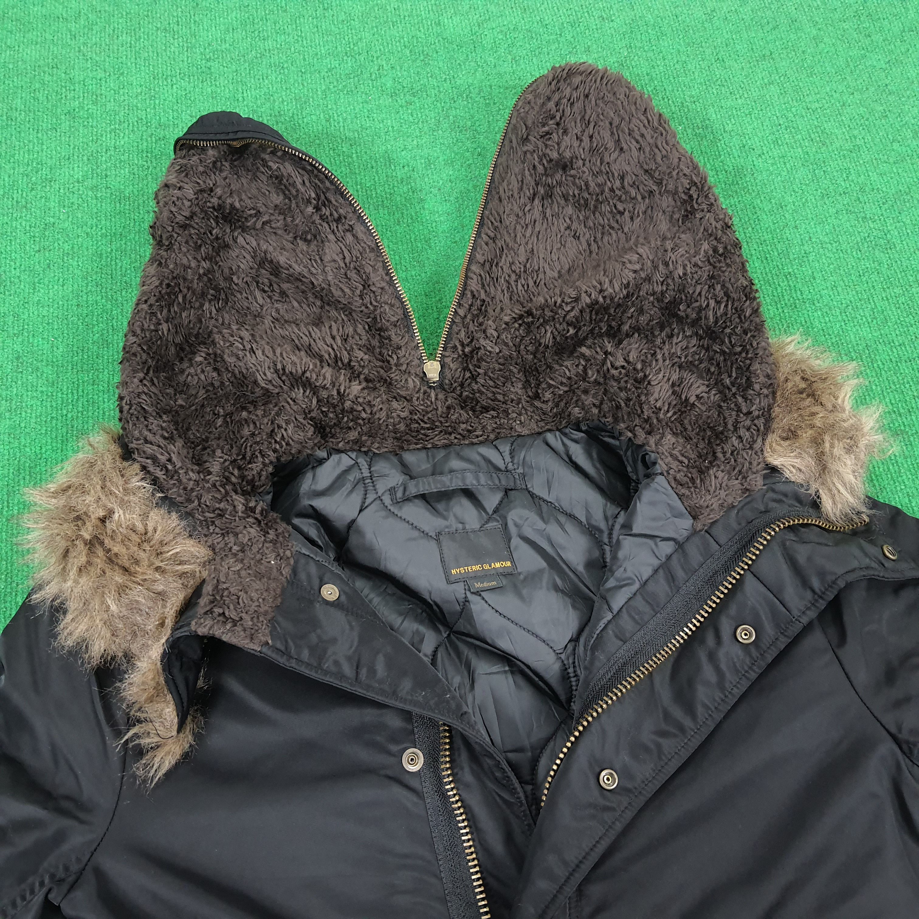 Hysteric Glamour × Japanese Brand Vintage Hysteric Glamour SAMPLE Rare Custom Logo Parkas Size US M / EU 48-50 / 2 - 5 Thumbnail