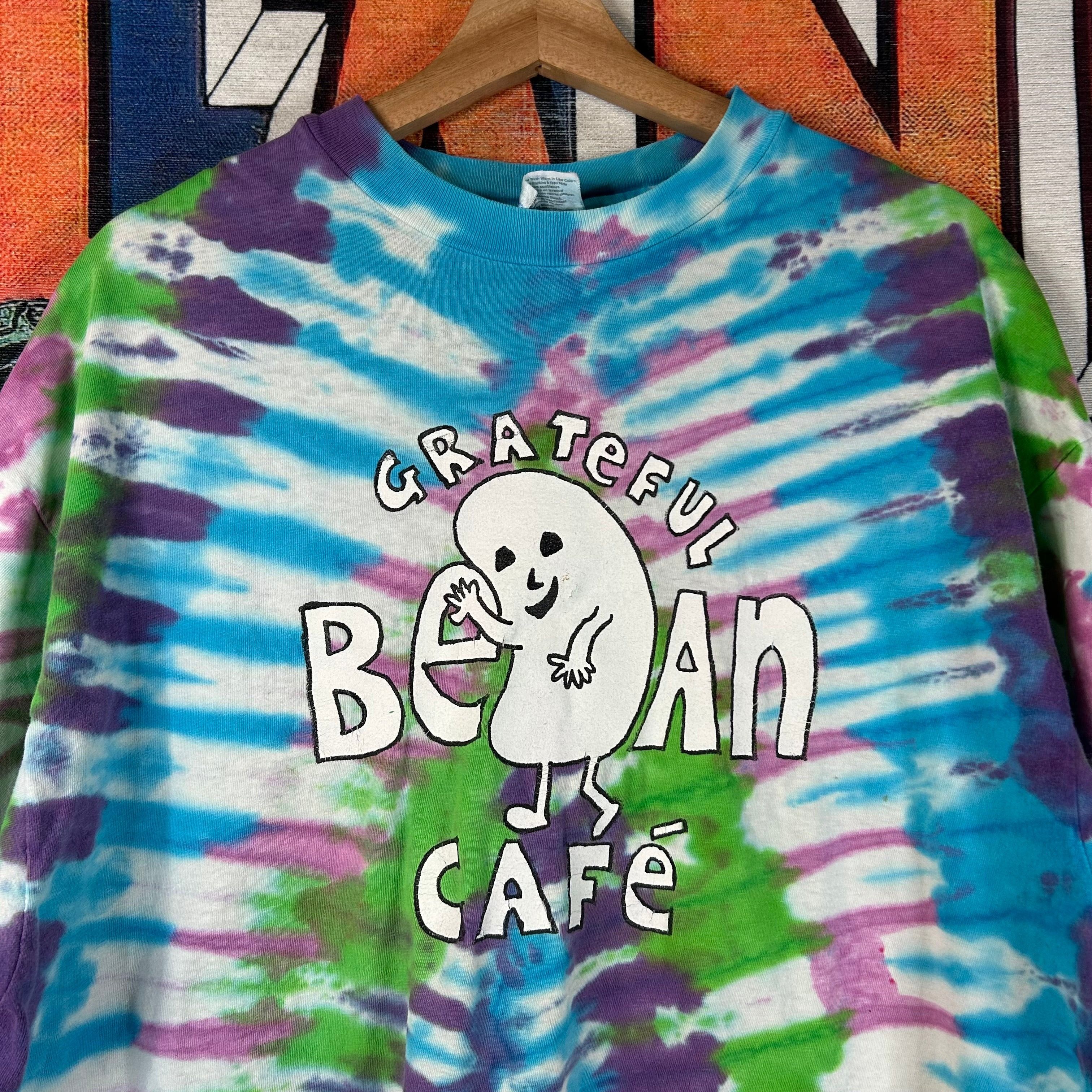Grateful Dead × Vintage Vintage 90s Grateful Bean Café Tee Size XL Size US XL / EU 56 / 4 - 4 Thumbnail