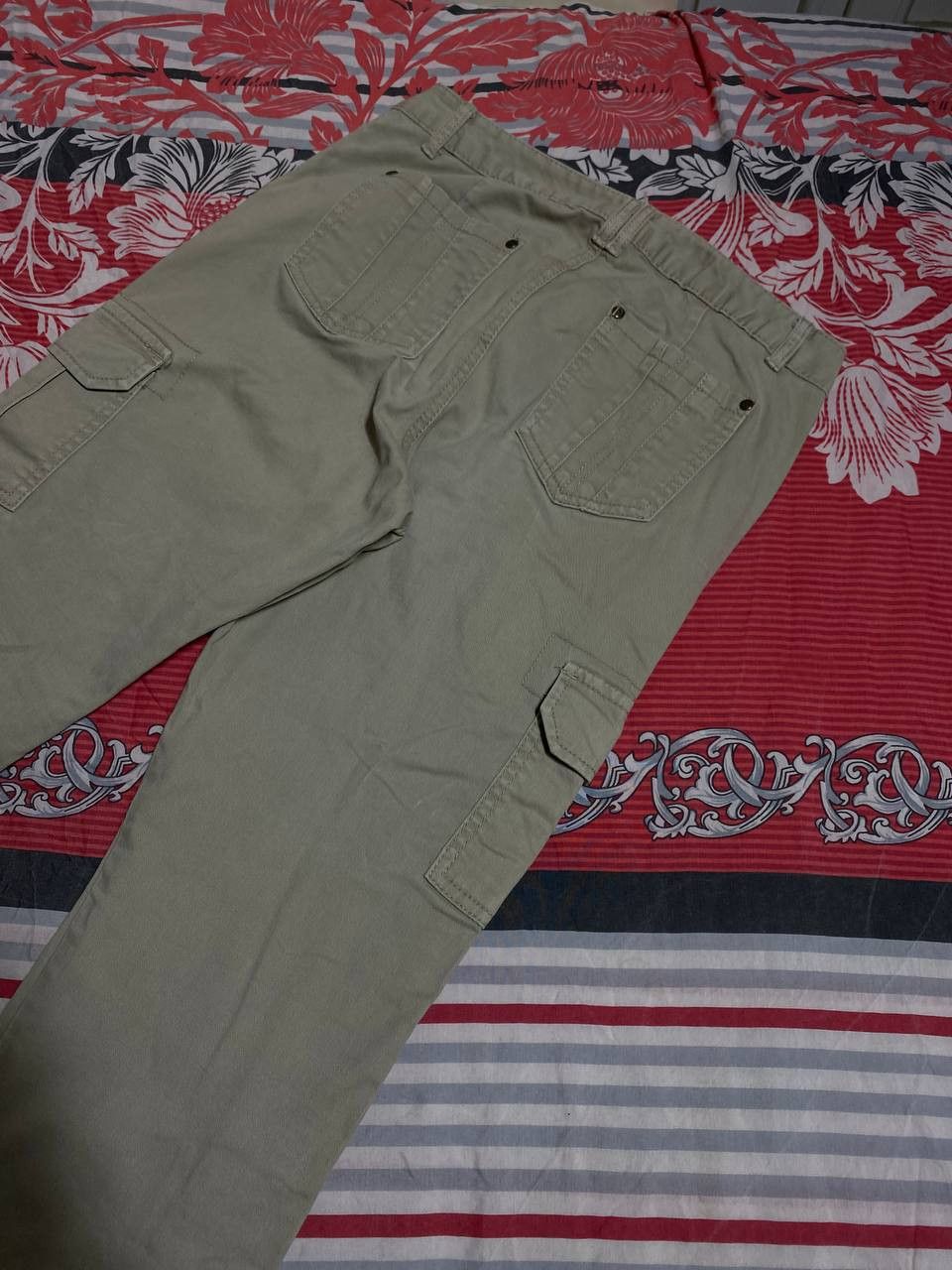 Japanese Brand Dirty Painted Distressed Thrashed Faded Baggy Jeans Y2K Size US 32 / EU 48 - 8 Thumbnail