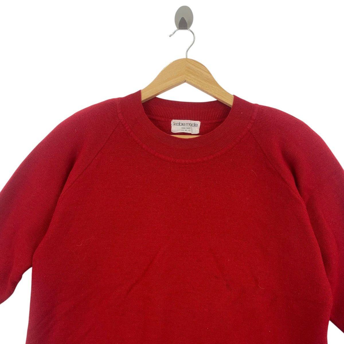 Vintage Vintage 80’ KOBE MODE TOKYO Designer Red Blouse Tee Shirt Size M / US 6-8 / IT 42-44 - 2 Thumbnail