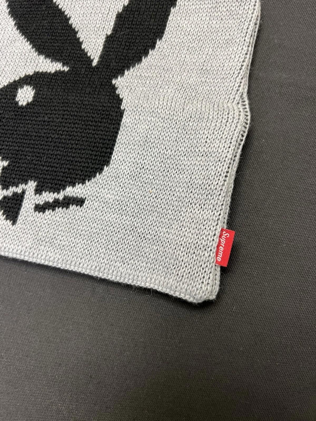 Supreme 2011 SS11 Deadstock Supreme x Playboy Knit Beanie Grey Size ONE SIZE - 3 Thumbnail