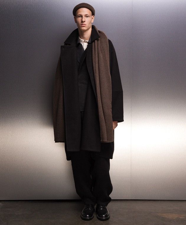 Jan Jan Van Essche Coat #27 (Black Yak Wool) | Grailed