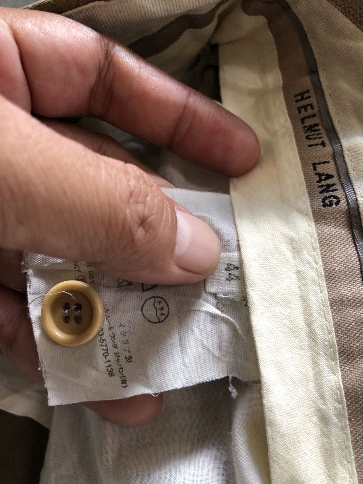 Helmut Lang VINTAGE HELMUT LANG CHINO PANTS Size US 28 / EU 44 - 10 Thumbnail
