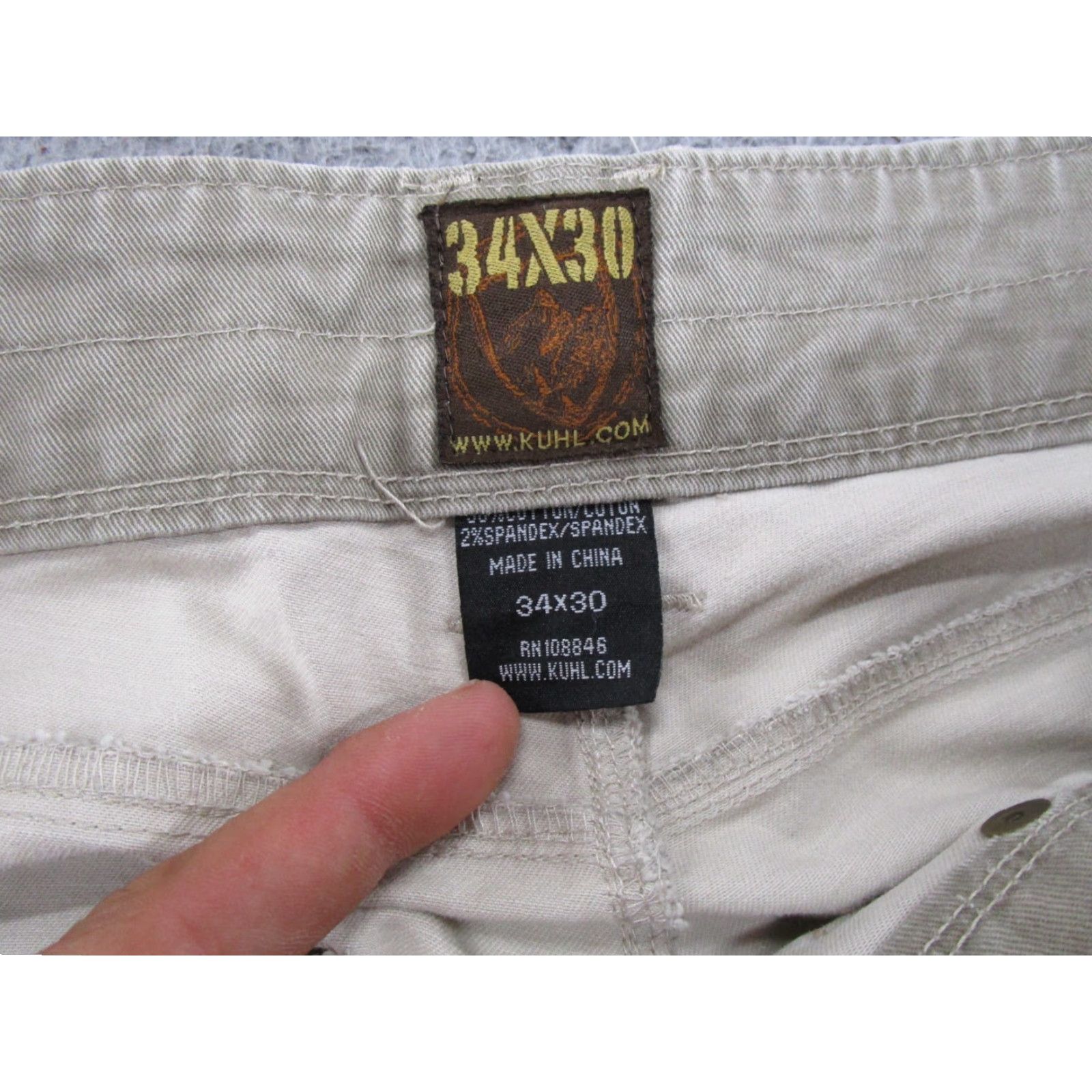 Vintage Kuhl Rydr Crag Series Beige Men’s Pants 34x30 Hiking Outdoors Vintage No Size US 34 / EU 50 - 6 Thumbnail
