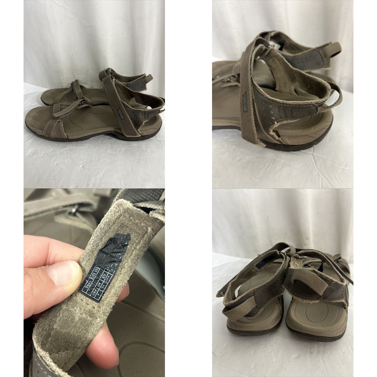 Teva Teva Womens Sandal Size 8 Gray Strappy Sling Back Open Toe Size US 8 / IT 38 - 8 Thumbnail