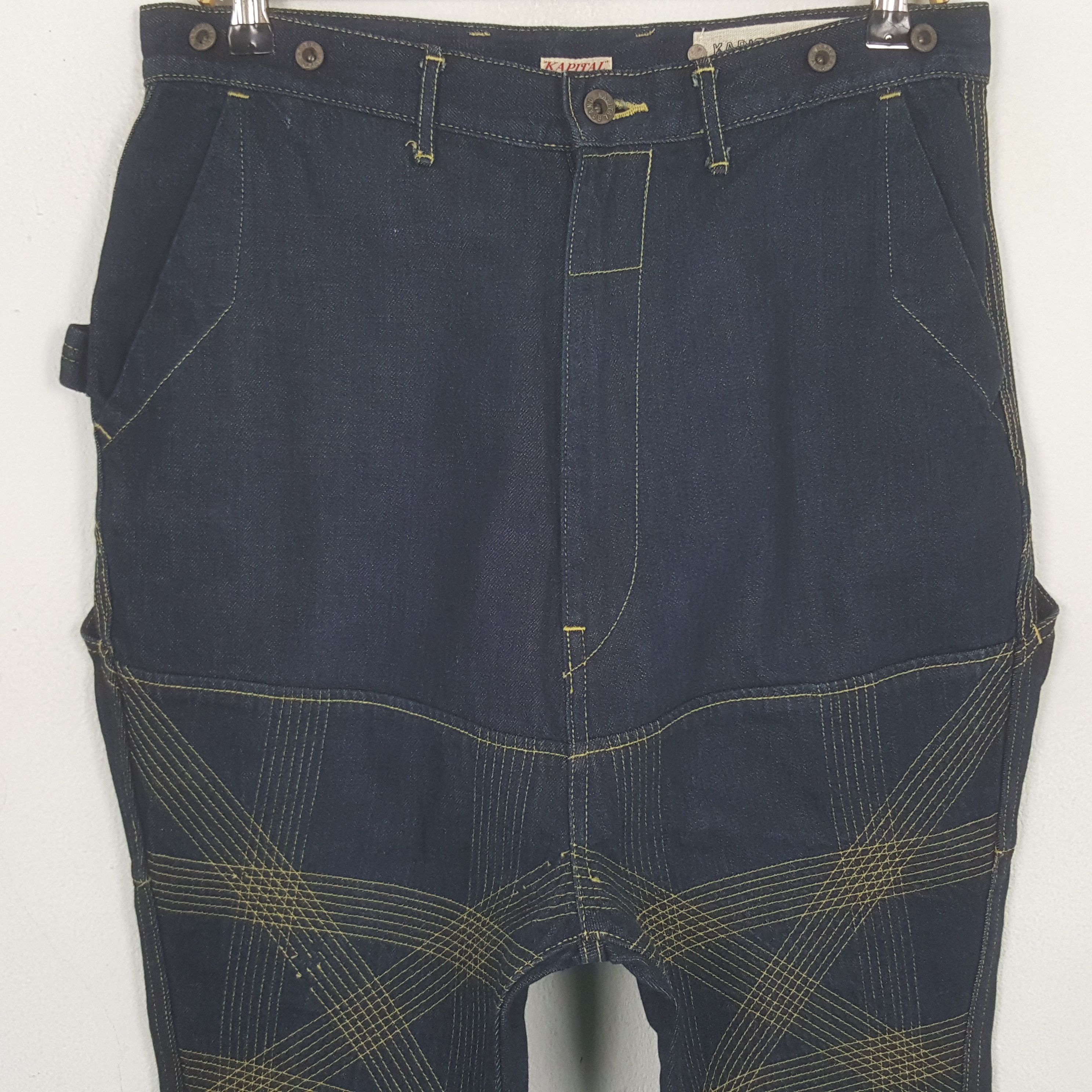 Kapital Vintage Kapital Sashiko Japanese Rare Denim Jeans C297N20 Size US 32 / EU 48 - 2 Thumbnail