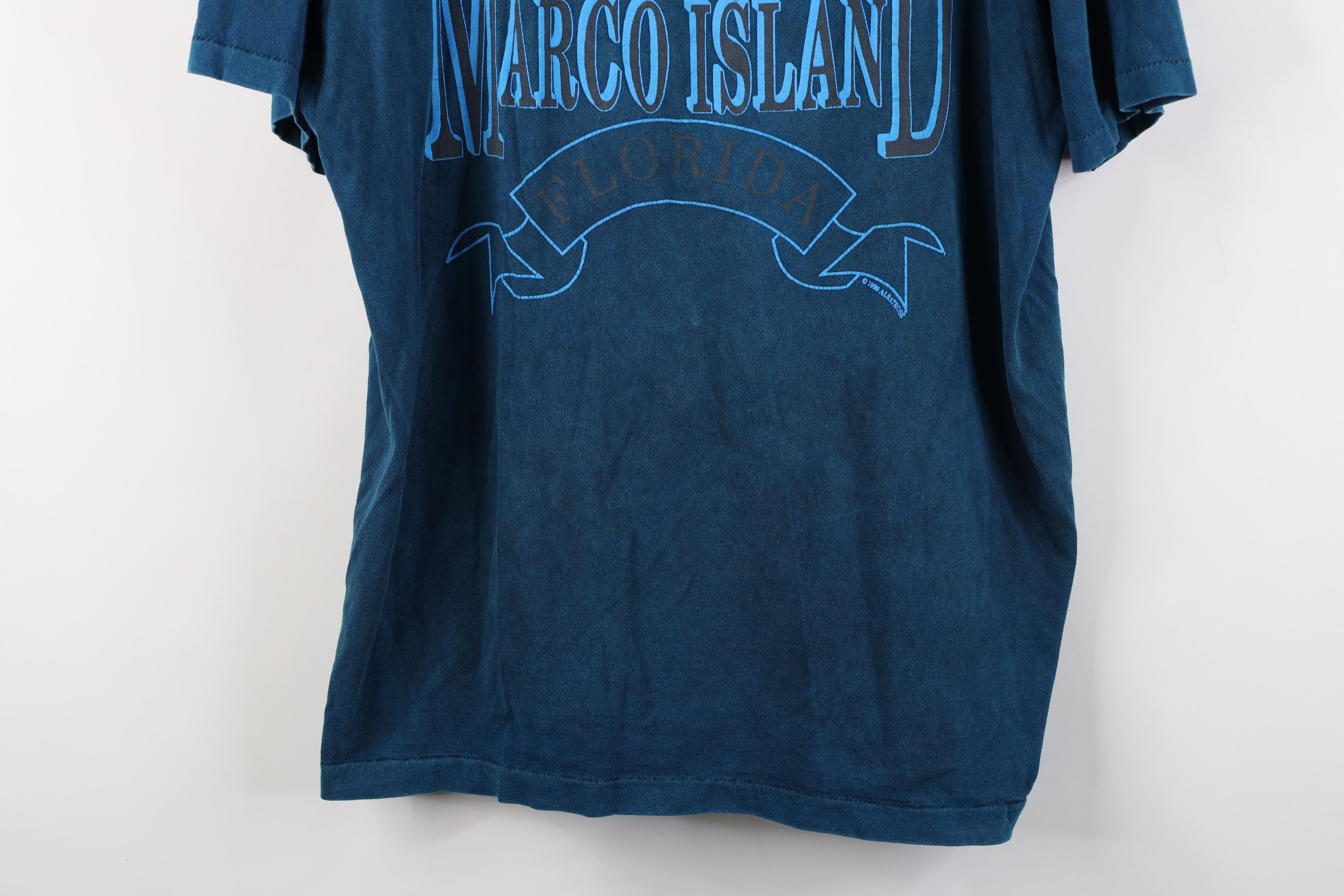 Vintage Vintage 90s Streetwear Wash Marco Island Florida T-Shirt USA Size US XL / EU 56 / 4 - 3 Thumbnail