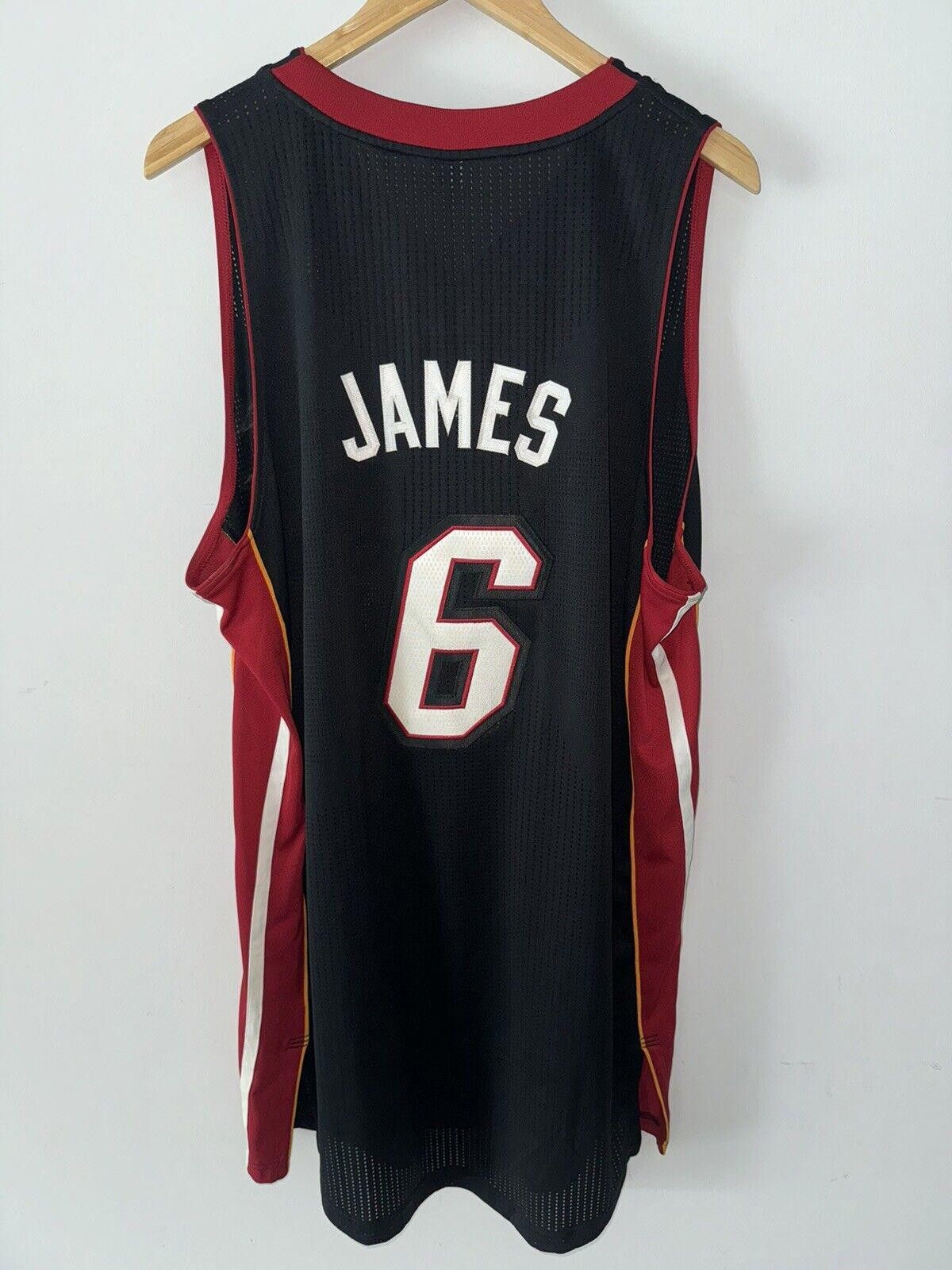 Adidas Adidas Rev30 Jersey Miami Heat Lebron James 2010-2011 3XL Size ONE SIZE - 2 Thumbnail