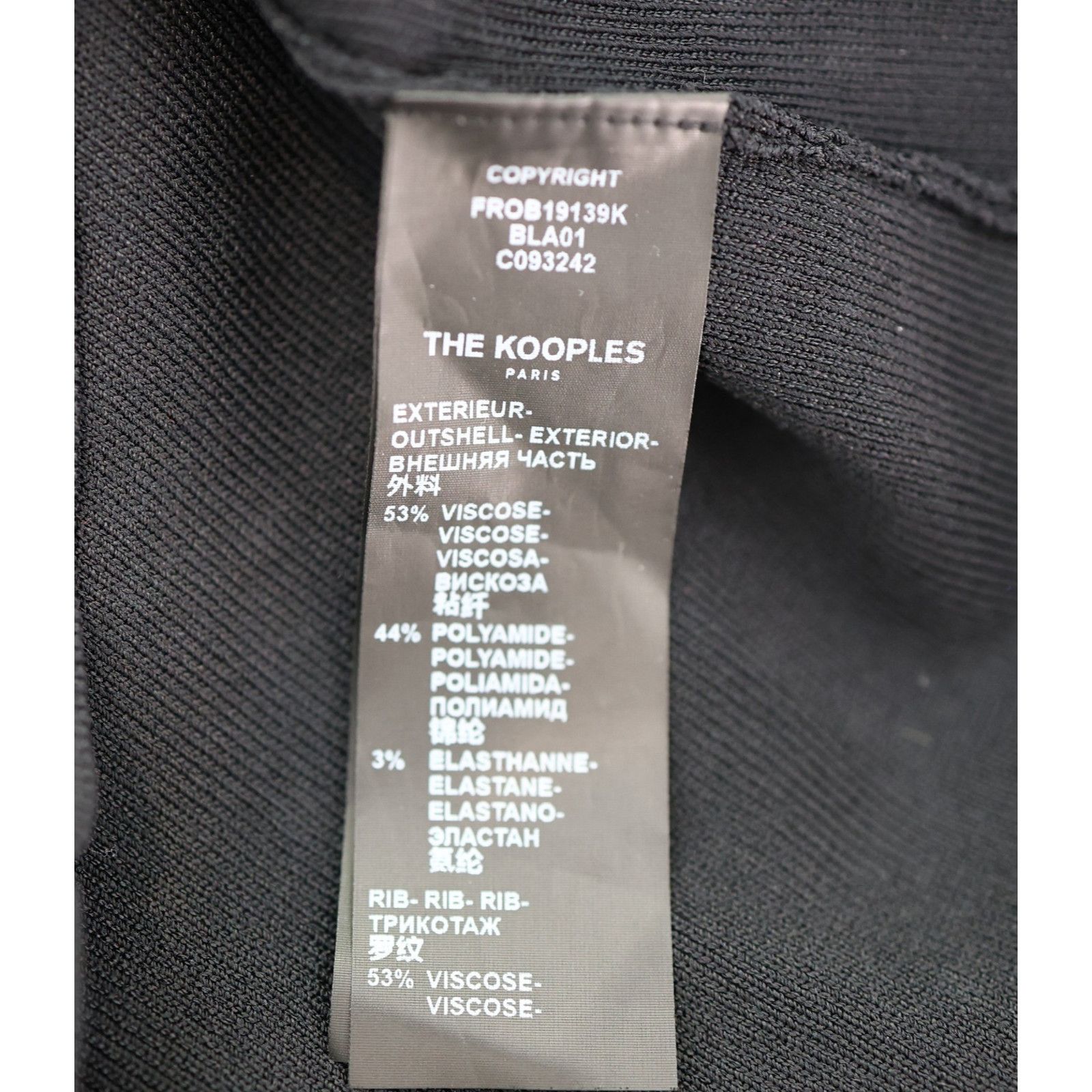 The Kooples THE KOOPLES Black Studded Long Sleeve Midi Dress Size 2 Size XS / US 0-2 / IT 36-38 - 7 Thumbnail