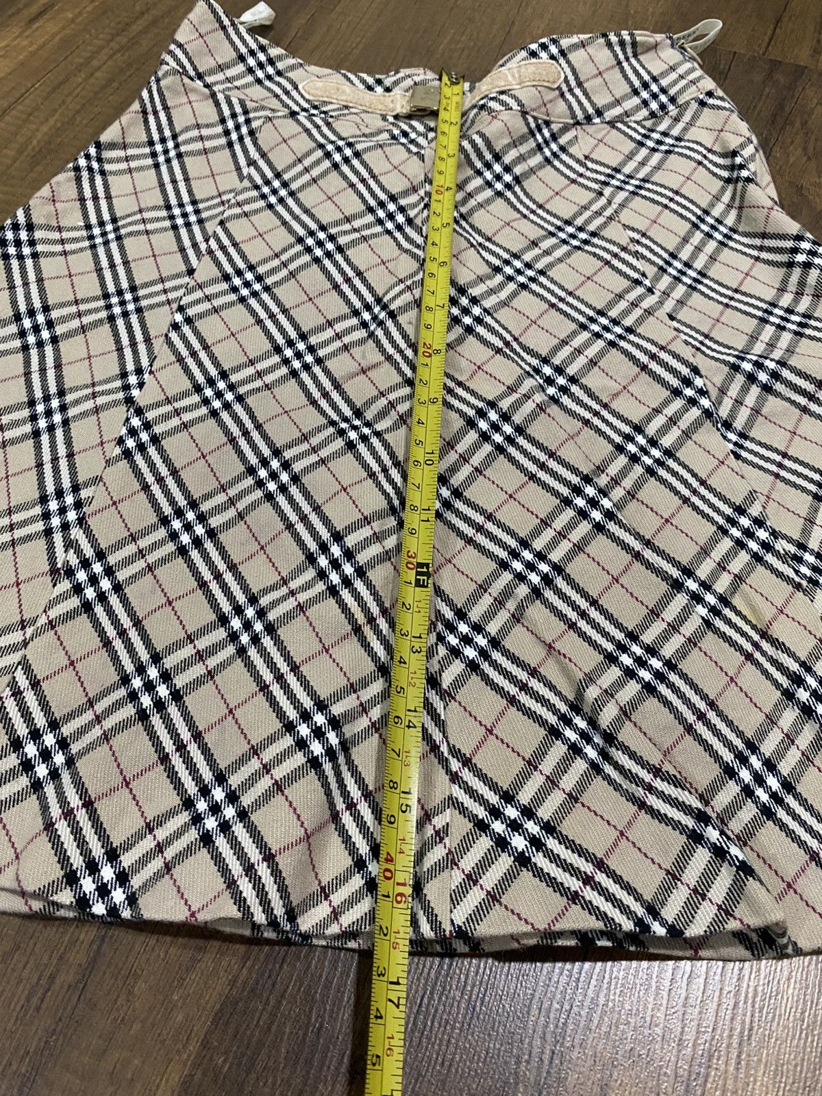 Burberry Burberry Nova Check Cotton Skirt Size 22" - 10 Thumbnail