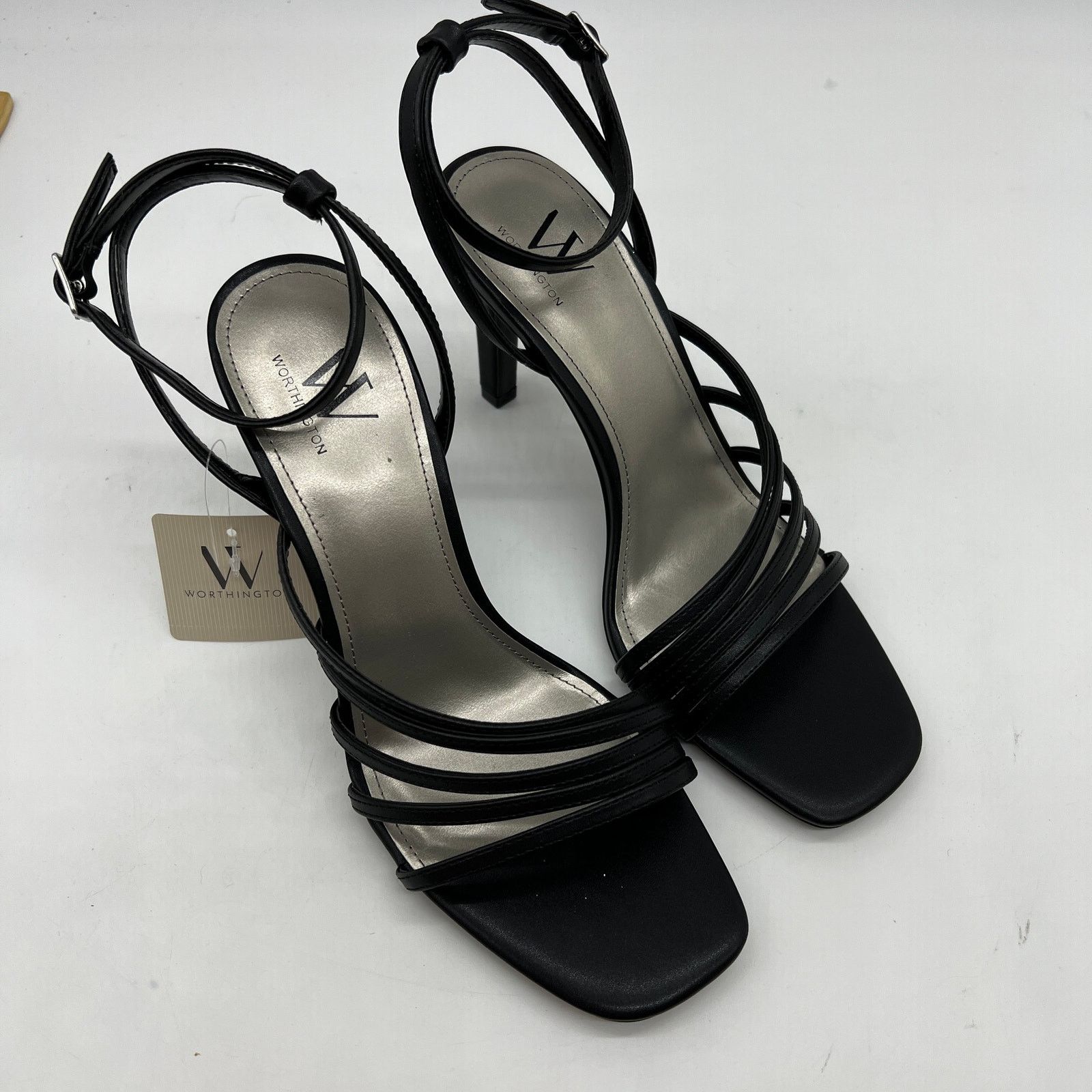 Other Worthington Women Shoes Estero Black Heeled Sandals Size 10M Size US 10 / IT 40 - 3 Thumbnail