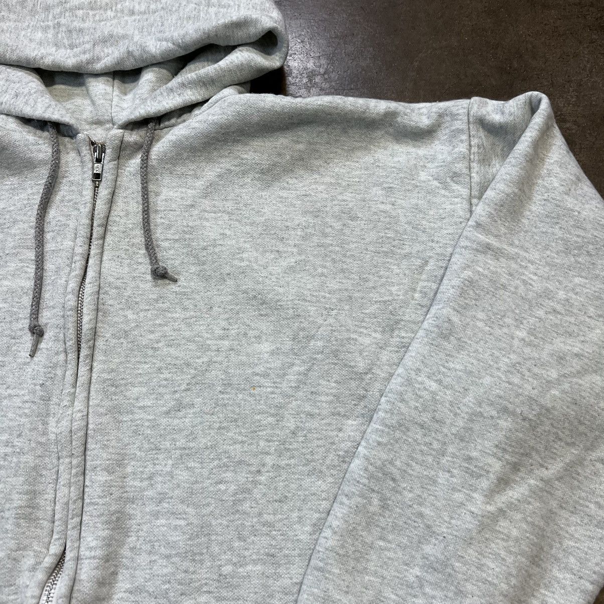 Vintage Vintage 80s Thermal Lined Zip Up Hoodie Boxy Double Layer Size US L / EU 52-54 / 3 - 5 Thumbnail
