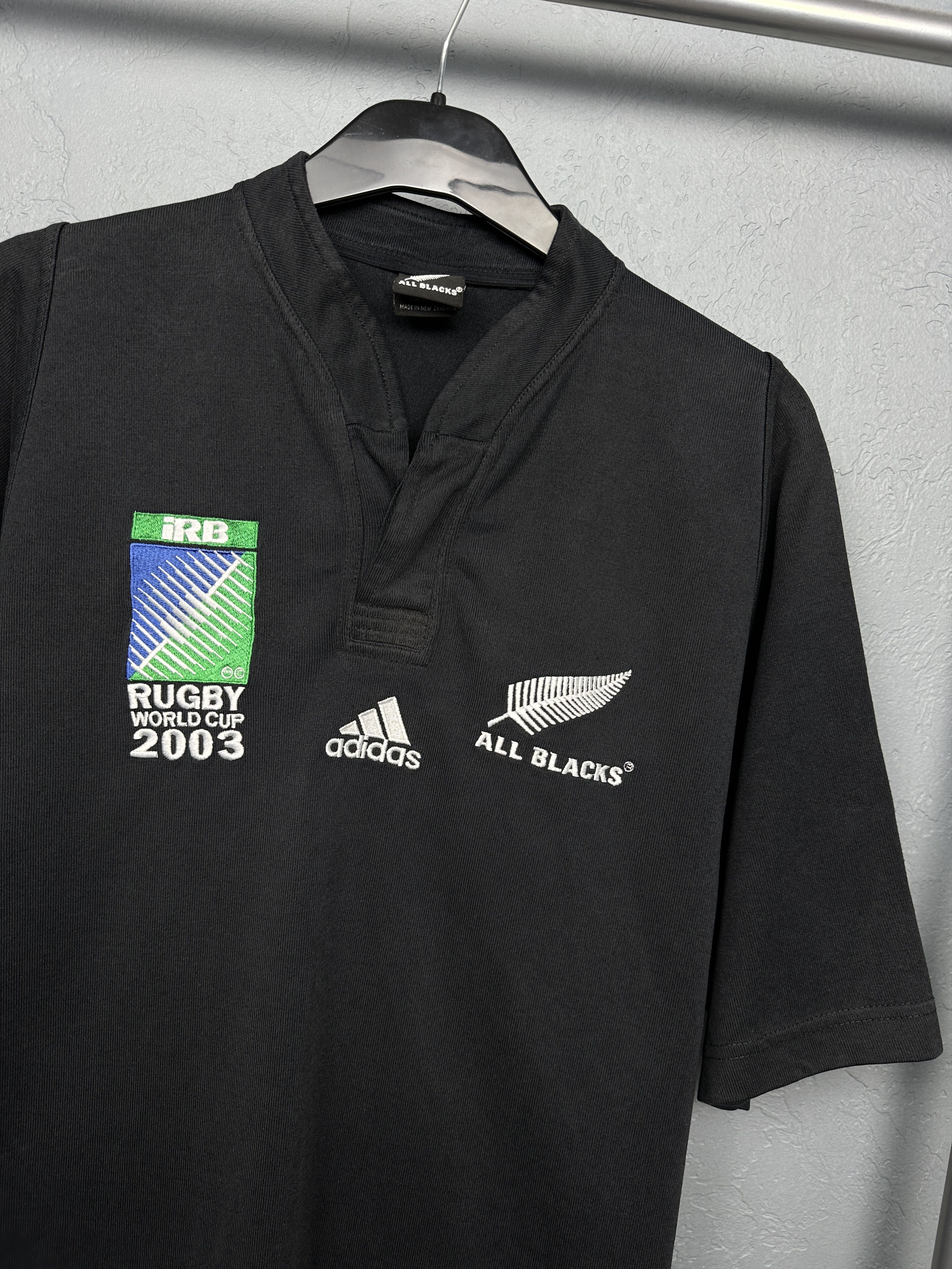 Adidas New Zealand Adidas All Blacks 2003 Rugby Jersey T-Shirt Size US L / EU 52-54 / 3 - 2 Thumbnail