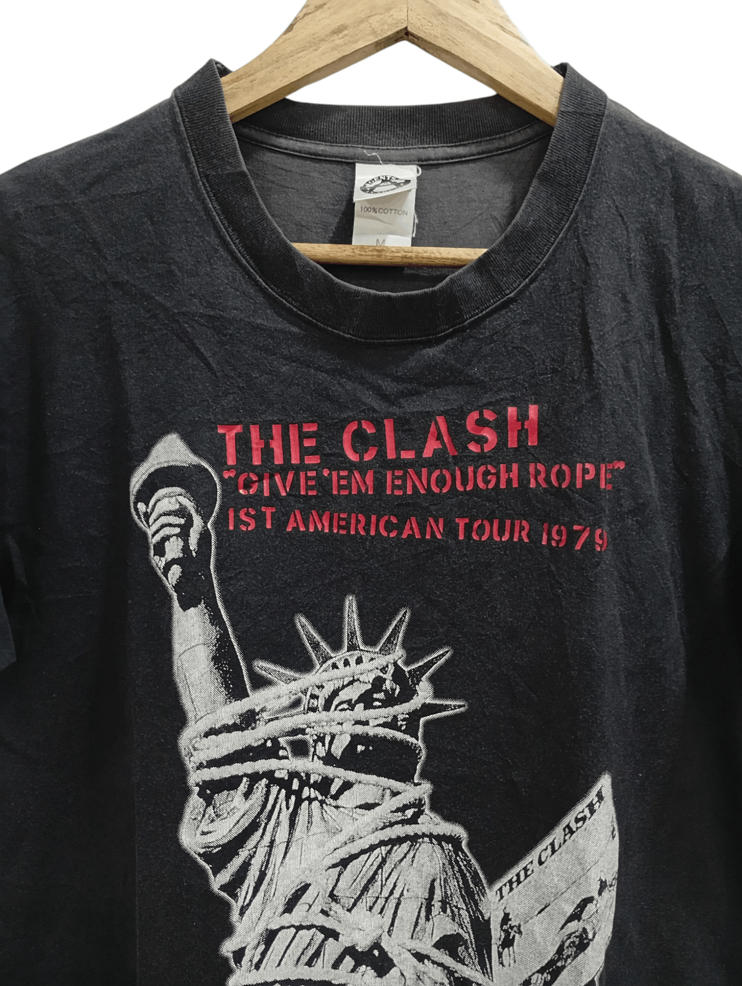 Band Tees × Vintage 🔥🔥The Clash Give'Em Enough Rope 1st American Tour 1979 Tee Size US M / EU 48-50 / 2 - 18 Thumbnail