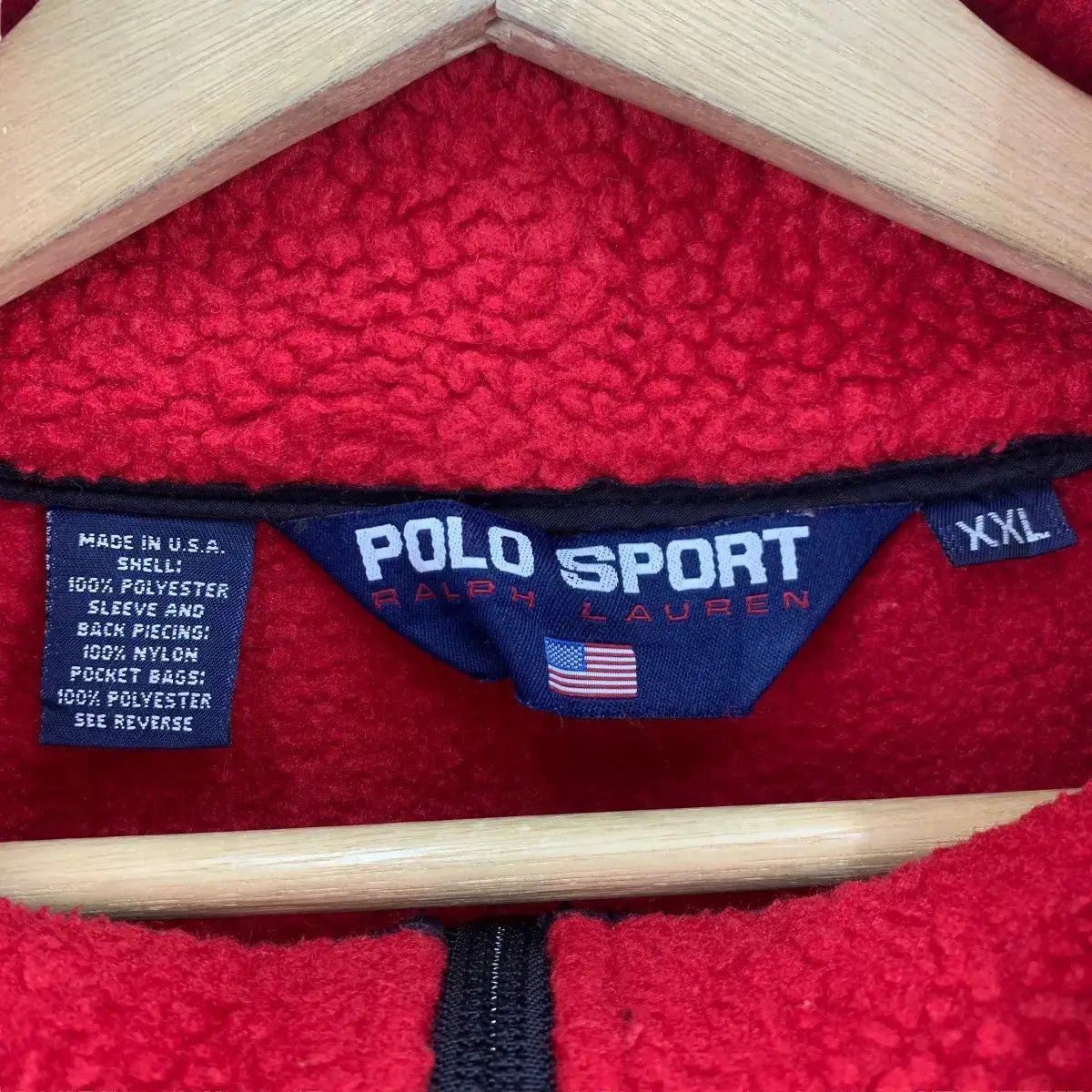 Polo Ralph Lauren Vintage POLO SPORT RALPH LAUREN Made In USA Fleece Size US XXL / EU 58 / 5 - 6 Thumbnail