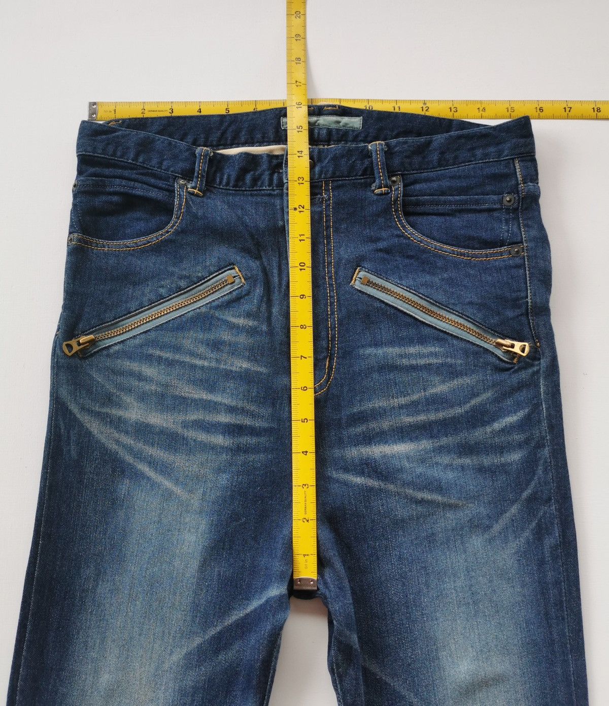 AG Adriano Goldschmied Adriano Goldschmied Article Cord Japan Zip Up Denim erd Size US 31 - 13 Thumbnail