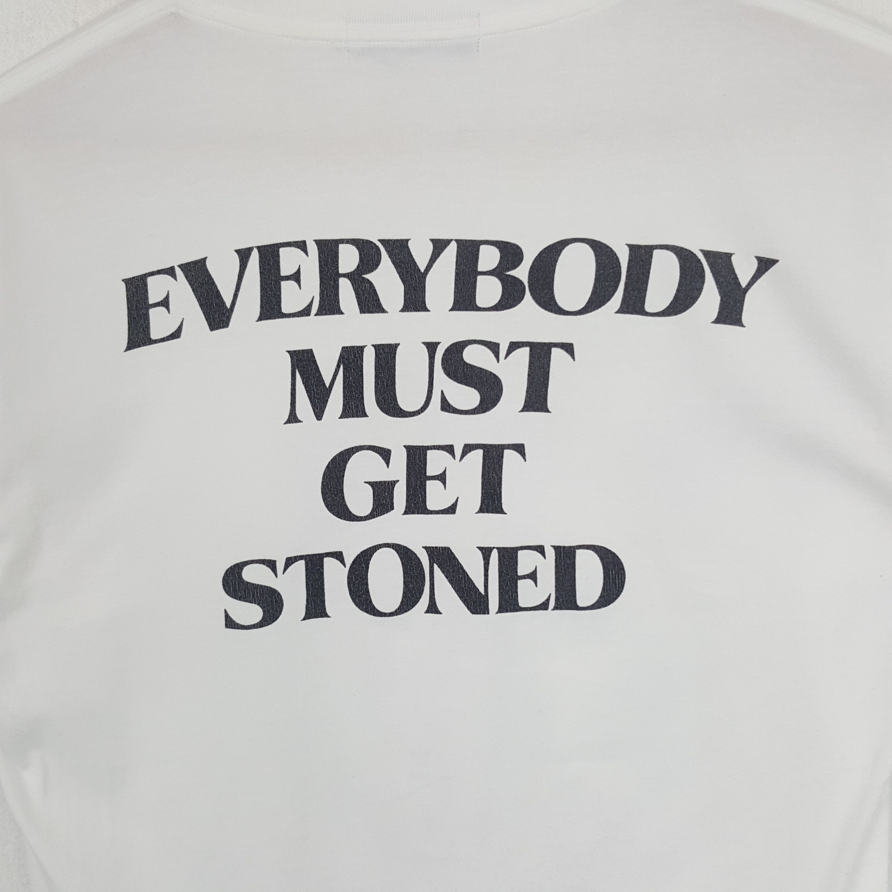 Hysteric Glamour × Japanese Brand × Vintage Vintage Hysteric Glamour Everybody Must Get Stoned Tshirt Size US S / EU 44-46 / 1 - 2 Thumbnail