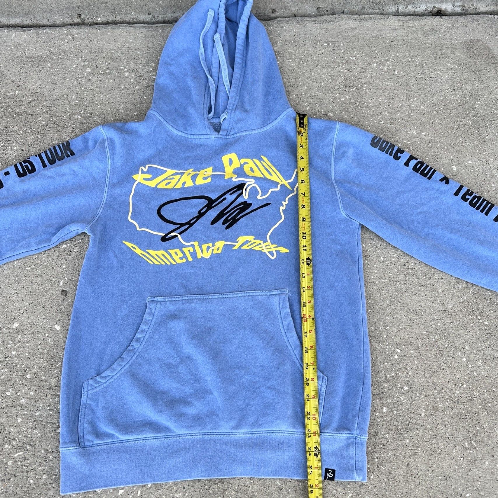 Doublet VINTAGE Jake Paul Hoodie Sweatshirt Men Small Blue 2018 American Tour Graphic Pullover All Seasons Size US S / EU 44-46 / 1 - 7 Thumbnail