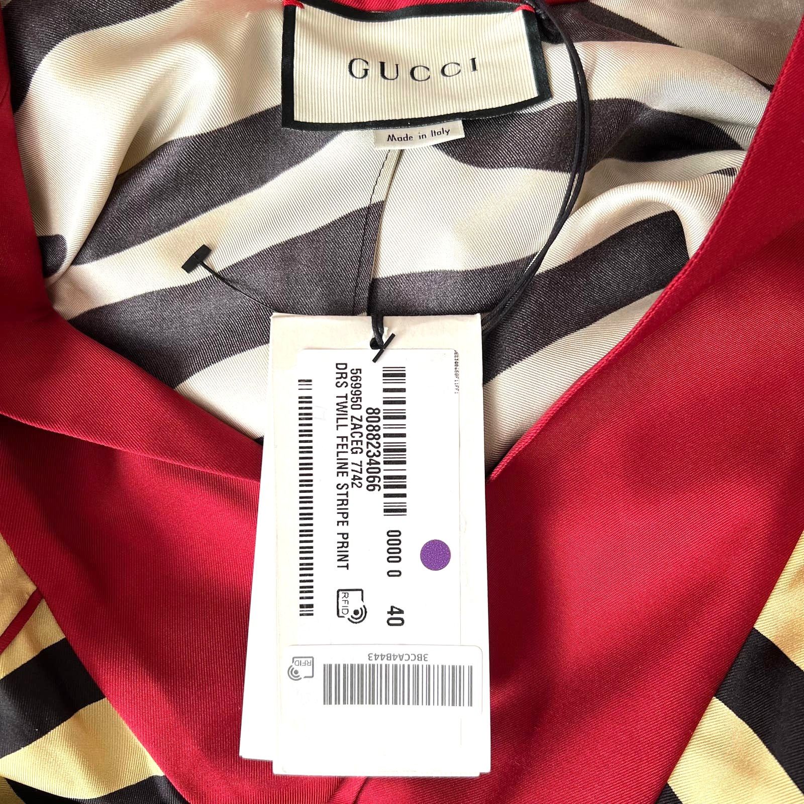 Gucci GUCCI Loungewear Silk Robe w/ Tags, Small/IT40 Size S / US 4 / IT 40 - 13 Thumbnail