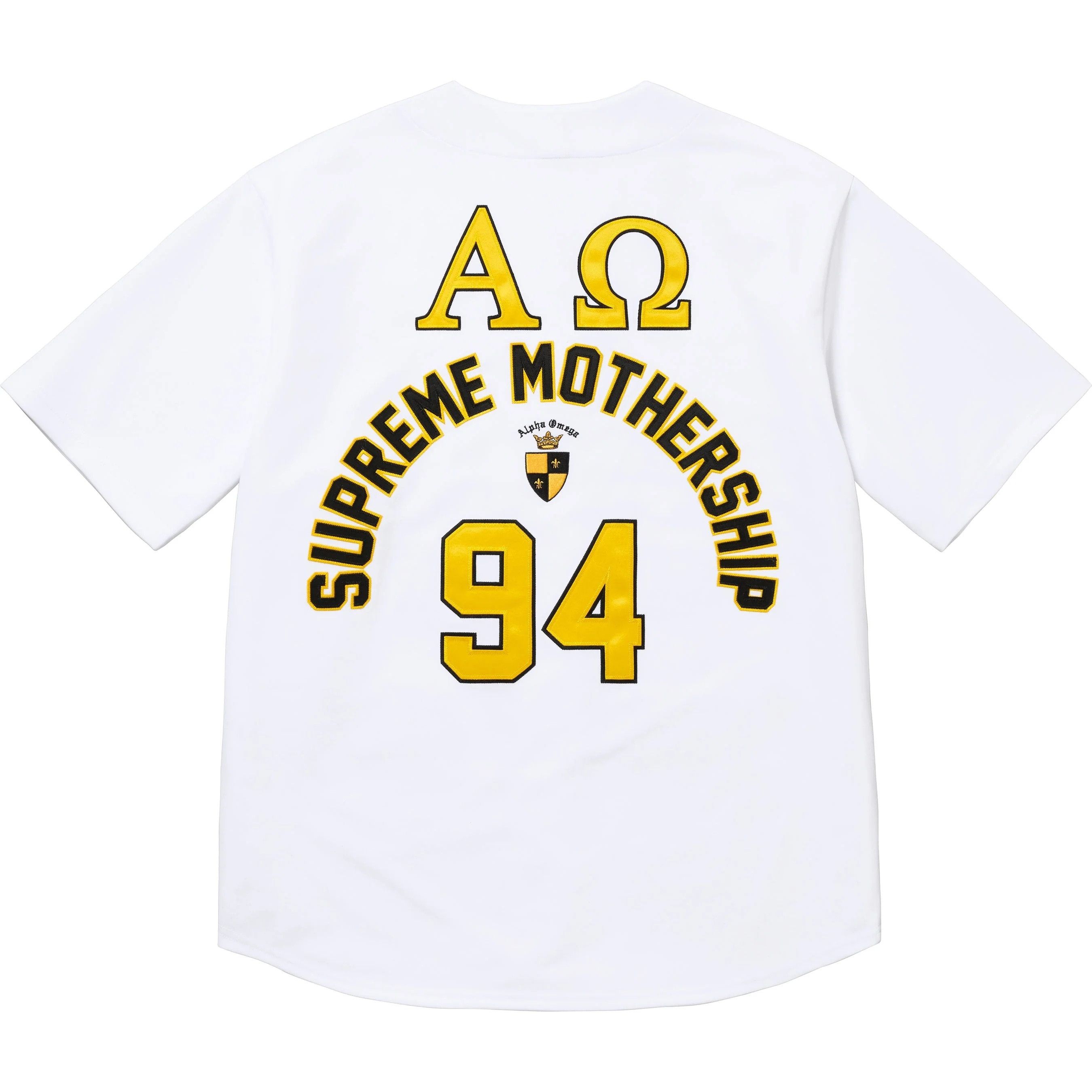 Supreme Supreme Alpha Omega Baseball Jersey Size US XXL / EU 58 / 5 - 2 Thumbnail
