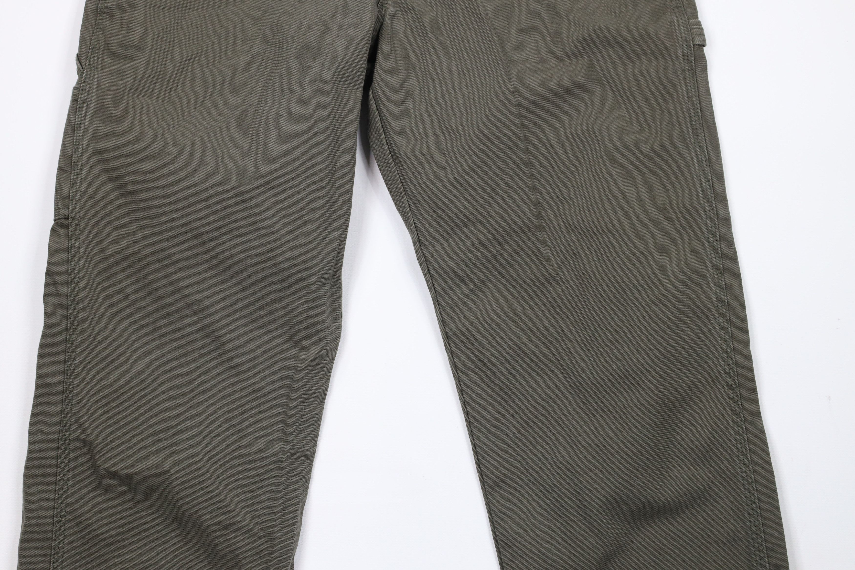 Dickies × Vintage Vintage Dickies Out Wide Leg Dungaree Canvas Pants Green Size US 36 / EU 52 - 3 Thumbnail