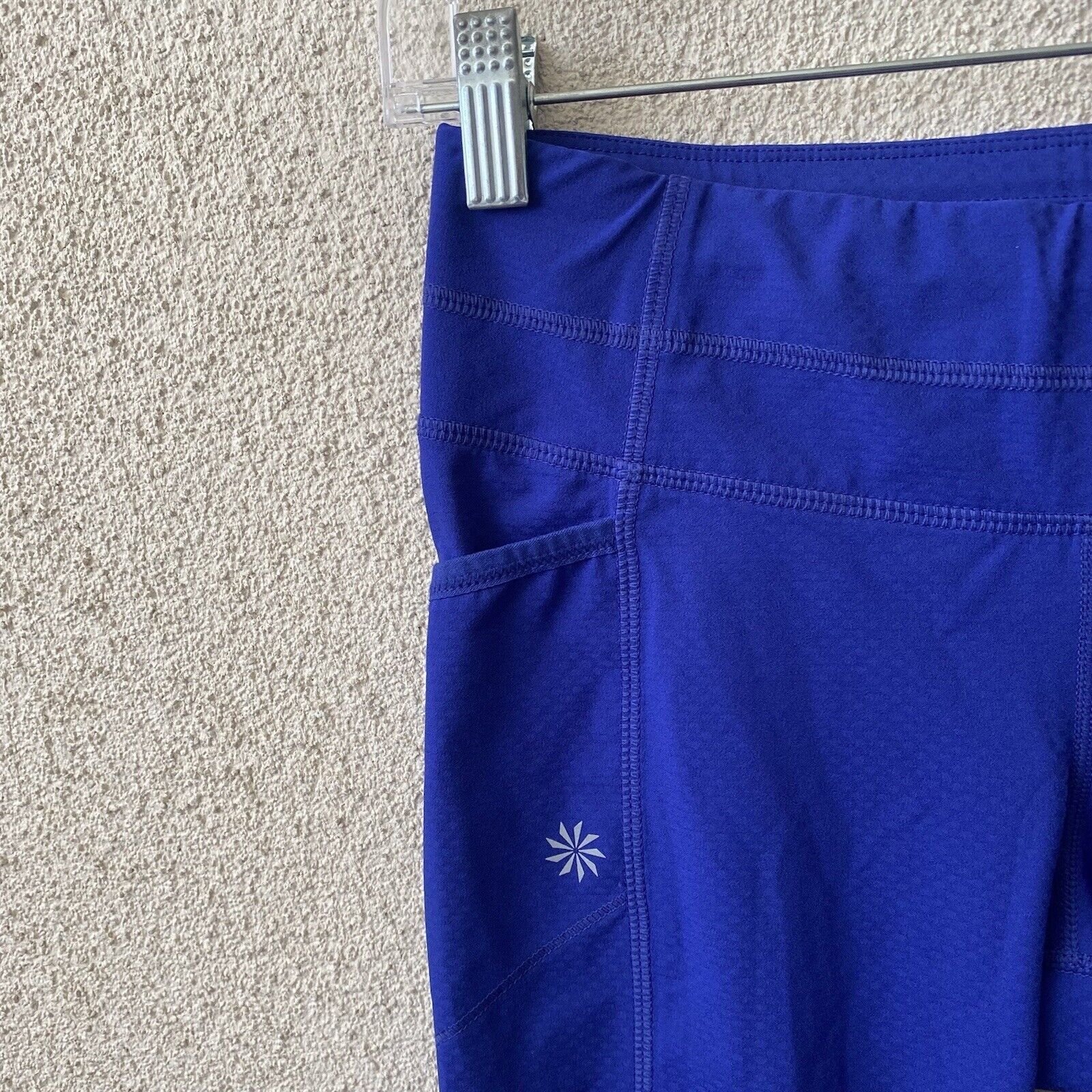 Athleta Athleta Dobby Be Free Knickers Blue Capri Blue Compression L Size 24" / US 00 / IT 34 - 3 Thumbnail