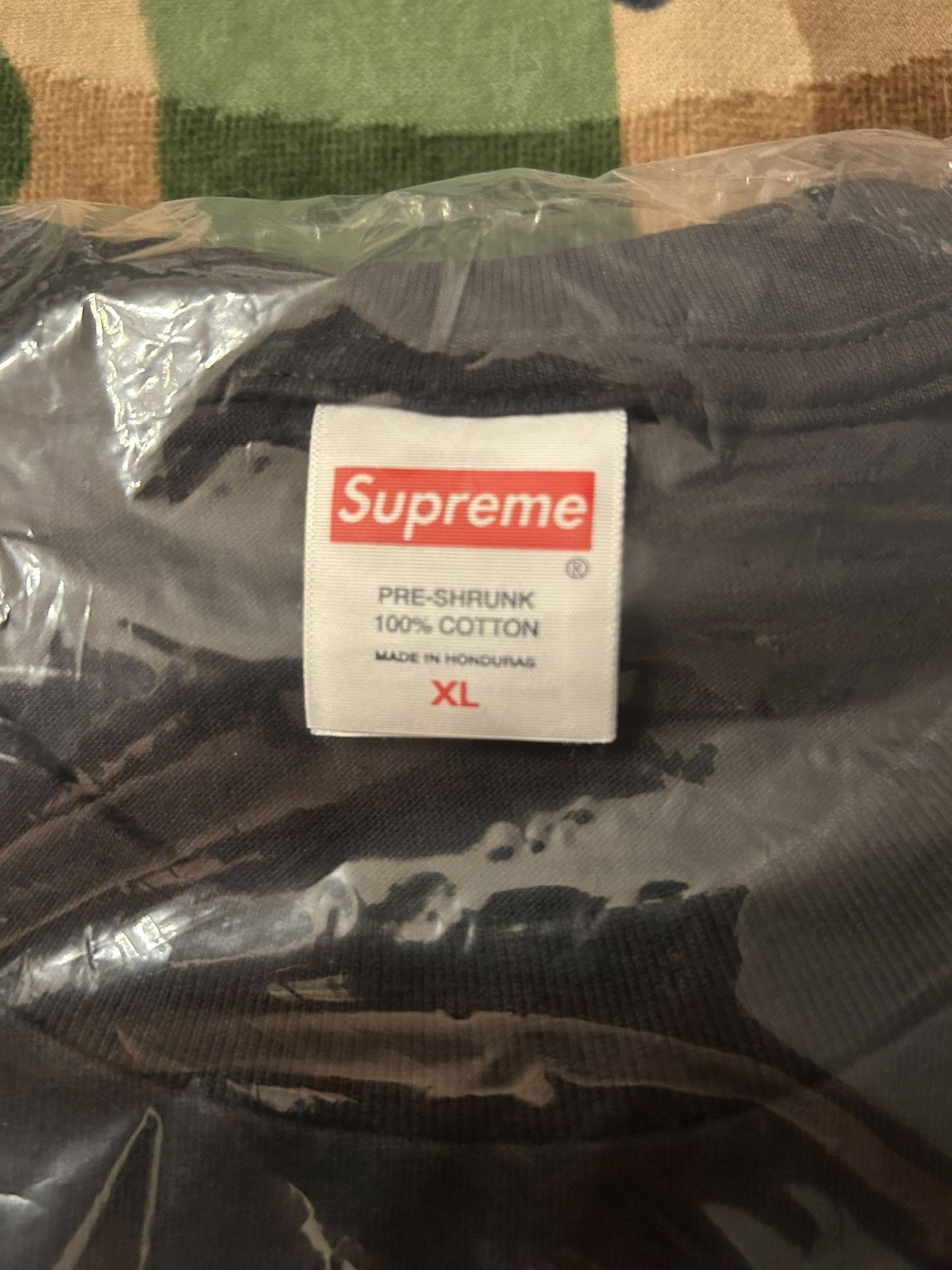Supreme Supreme Tag Tee Black XL FW25 Size US XL / EU 56 / 4 - 5 Thumbnail