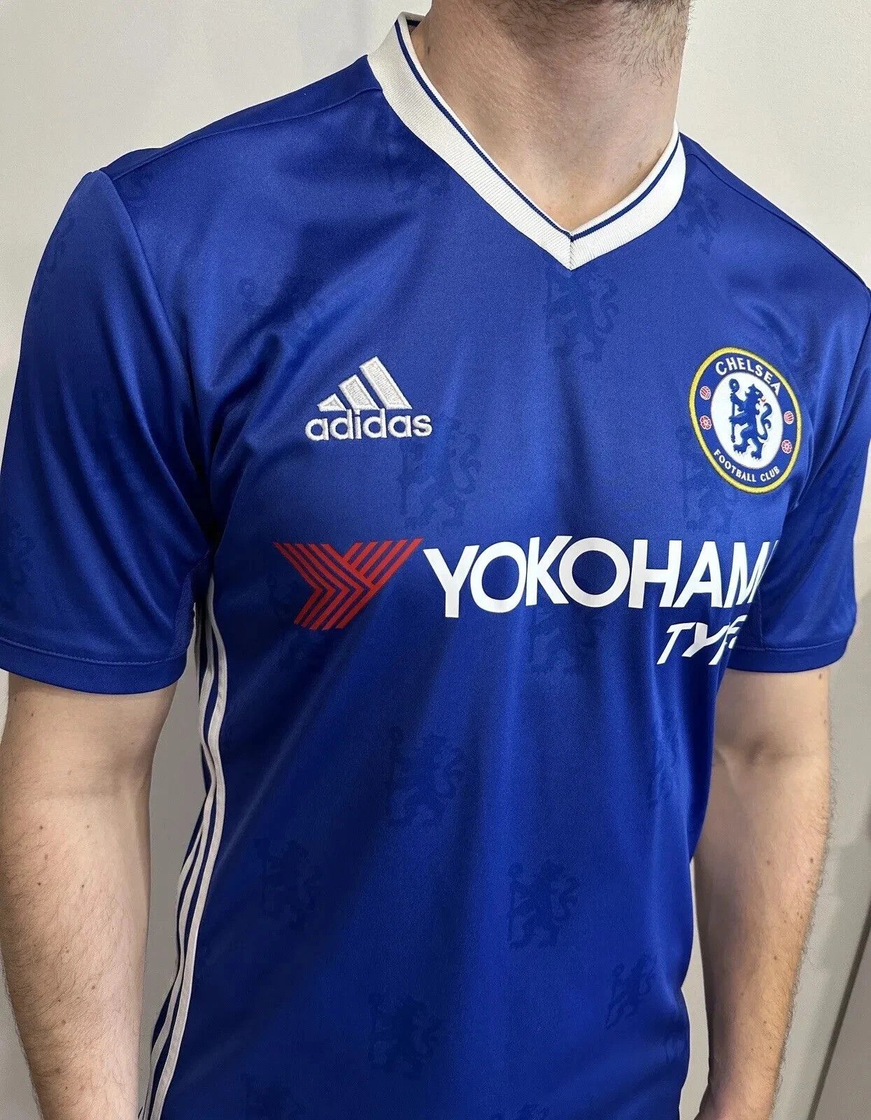 Adidas FC CHELSEA 2016 2017 HOME JERSEY SHIRT SOCCER FOOTBALL MENS Size US S / EU 44-46 / 1 - 3 Thumbnail