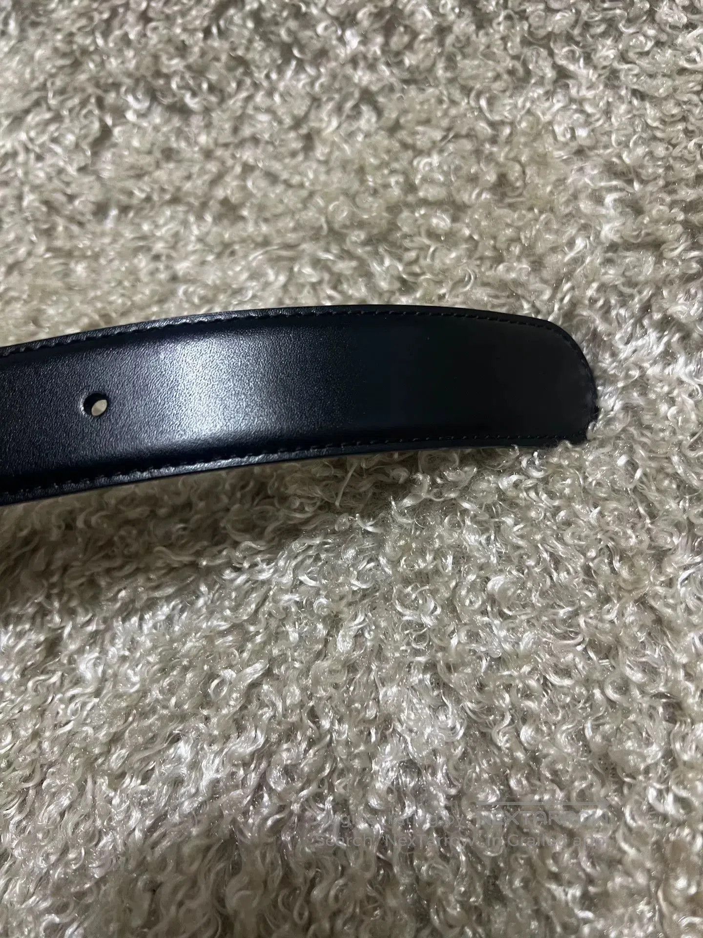 Montblanc Montblanc Men's Full Leather Pin Buckle Belt. Size ONE SIZE - 7 Thumbnail