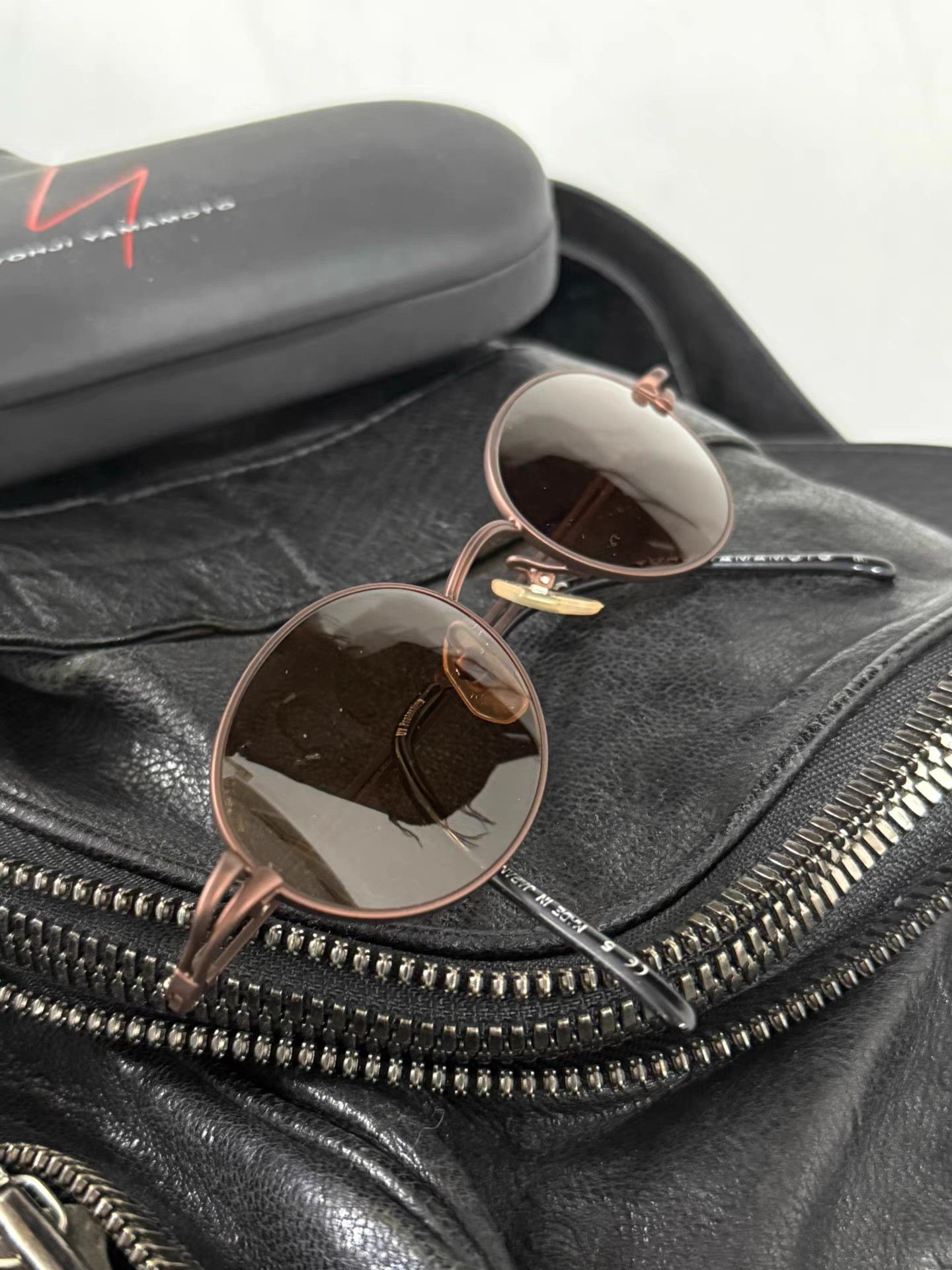 Yohji Yamamoto yohji yamamoto 00S Brushed Metal Glasses K20 Size ONE SIZE - 4 Thumbnail