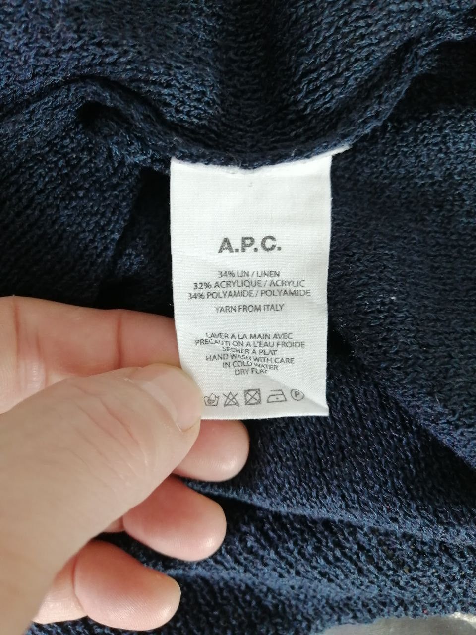 A.P.C. Women's Linen Jumper APC Rue Madame Paris Size L / US 10 / IT 46 - 5 Thumbnail